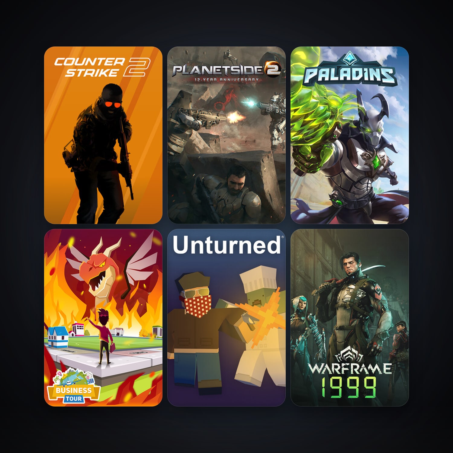 CS2 Prime + PlanetSide 2, 10 games, clean — HabibiAccounts