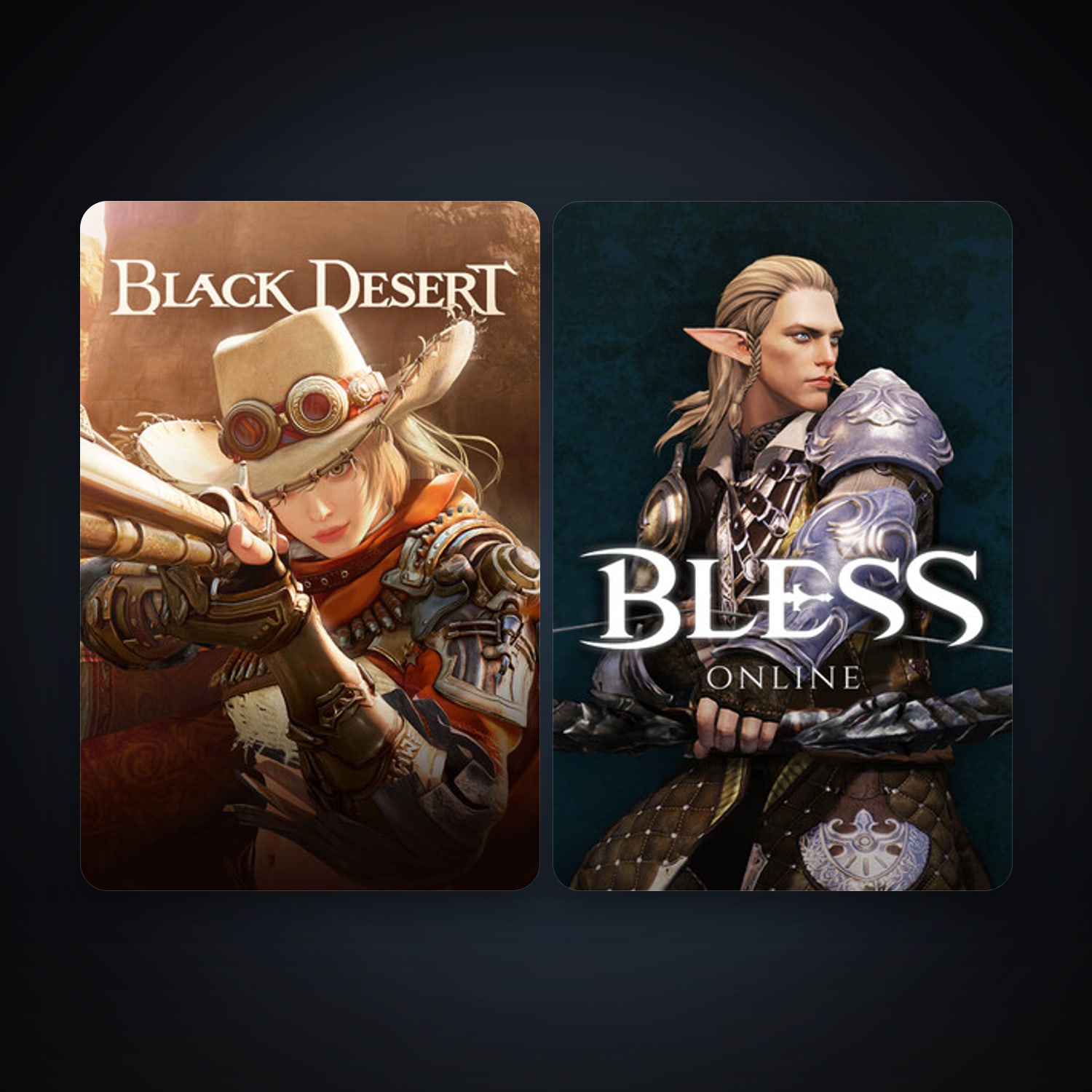 Black Desert Online + Bless Online, 4 games, clean — HabibiAccounts