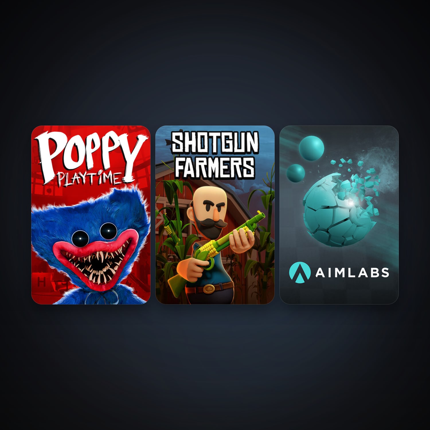 Shotgun Farmers + Aimlabs, 4 games, clean — HabibiAccounts