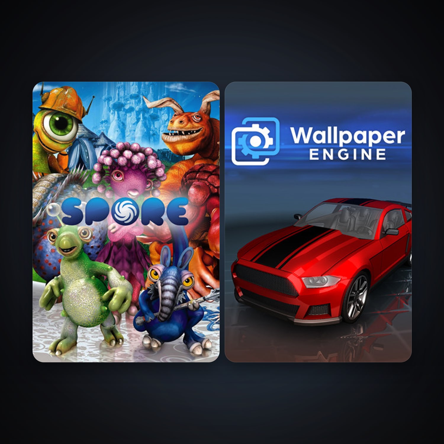 SPORE + Wallpaper Engine, 15 games, clean — HabibiAccounts