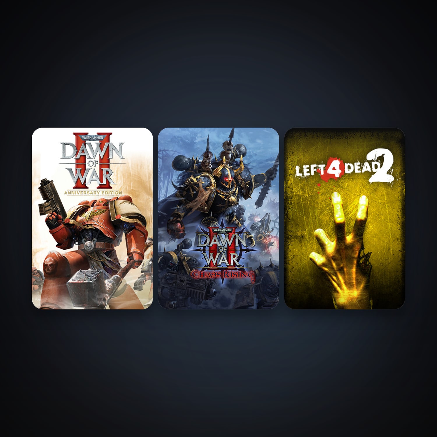 Left 4 Dead 2 + Warhammer 40,000: Dawn of War II, 9 games, clean — HabibiAccounts