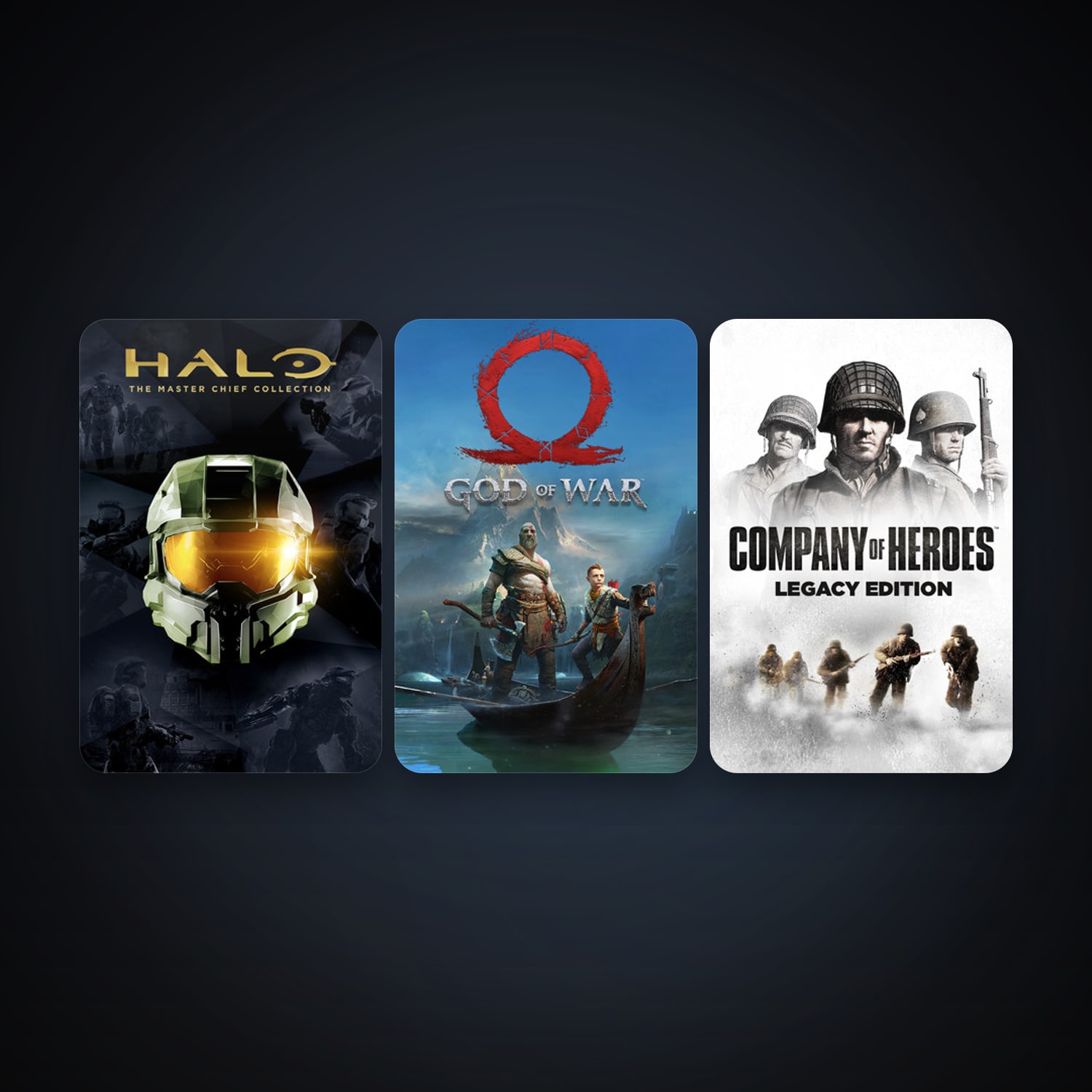 Company of Heroes + Halo: The Master Chief Collection, 6 games, clean — HabibiAccounts