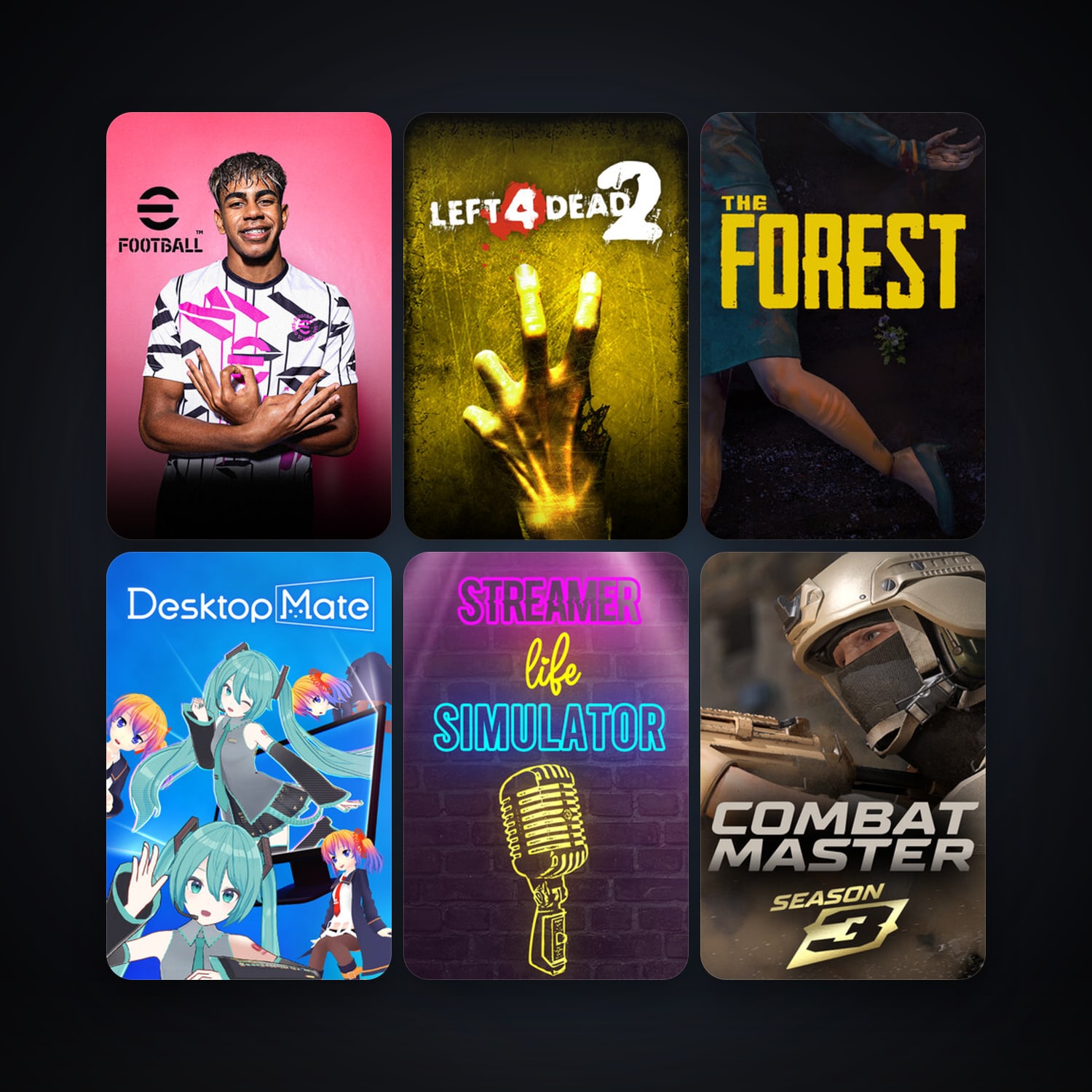 Left 4 Dead 2 + The Forest, 18 games, clean — HabibiAccounts