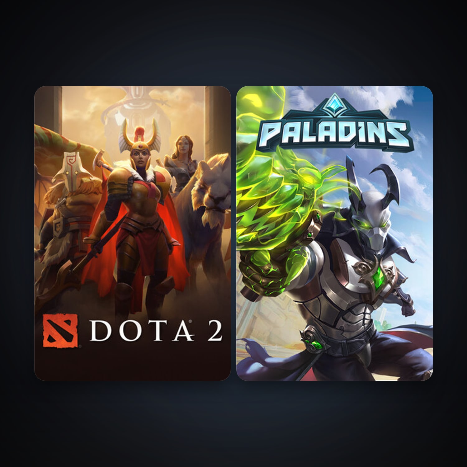 Dota 2 + Paladins, 9 games, clean — HabibiAccounts