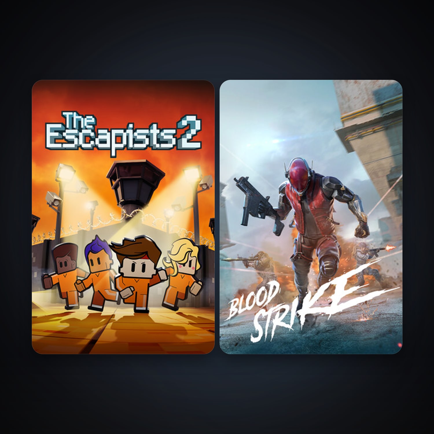 The Escapists 2 + Blood Strike, 12 games, clean — HabibiAccounts