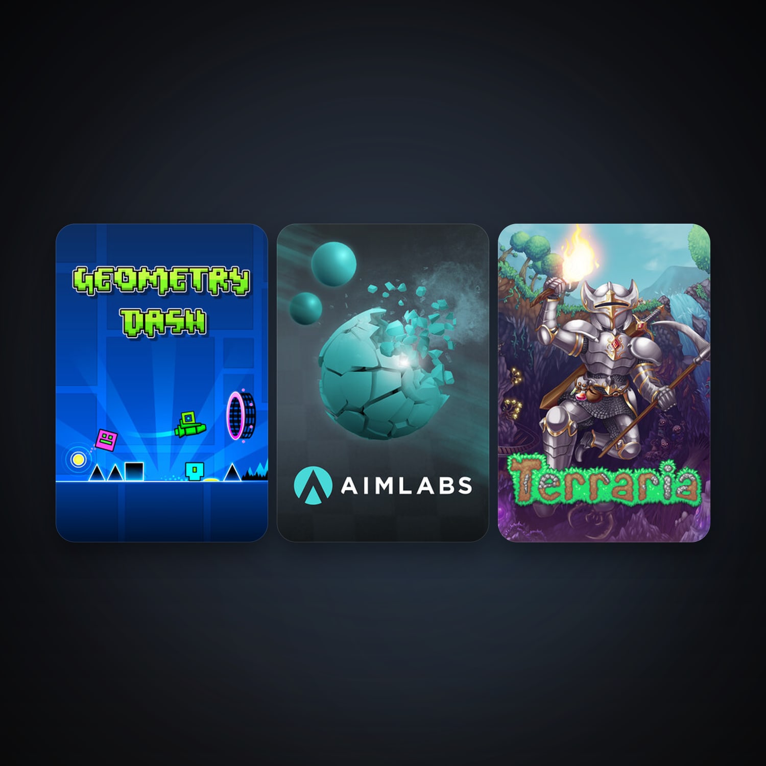 Terraria + Geometry Dash, 5 games, clean — HabibiAccounts
