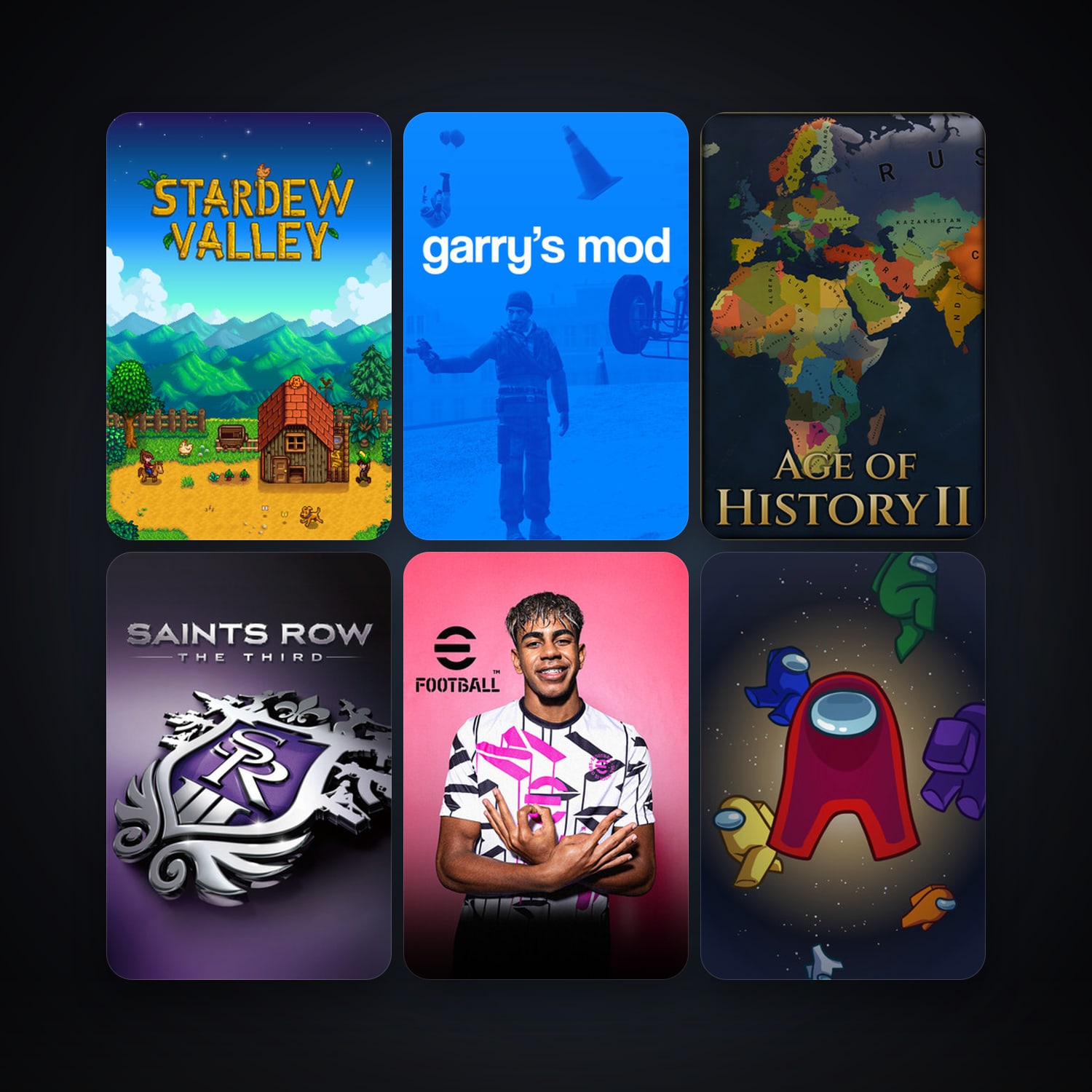 Garry's Mod + Saints Row: The Third, 14 games, clean — HabibiAccounts