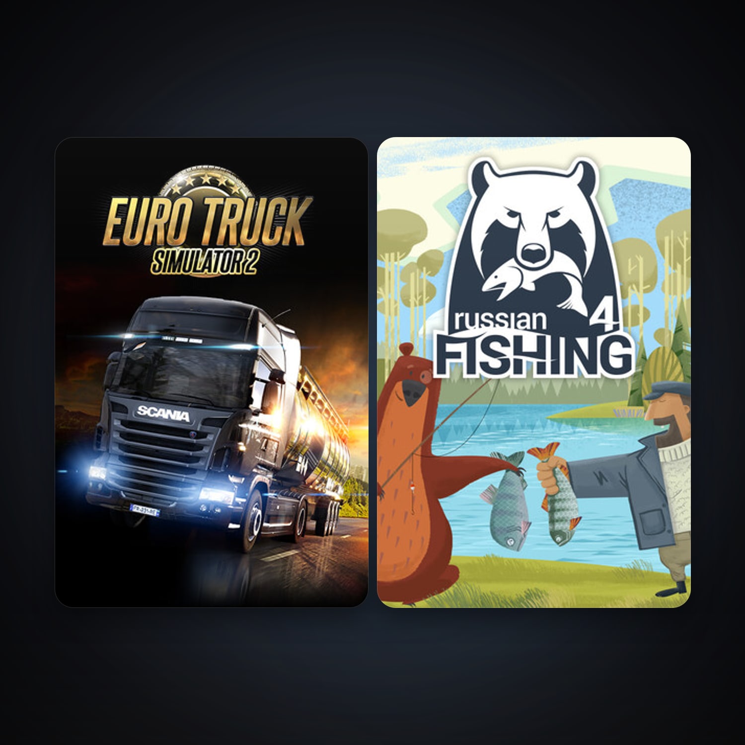 Free CS2 (No Prime) + Euro Truck Simulator 2, 4 games, clean — HabibiAccounts