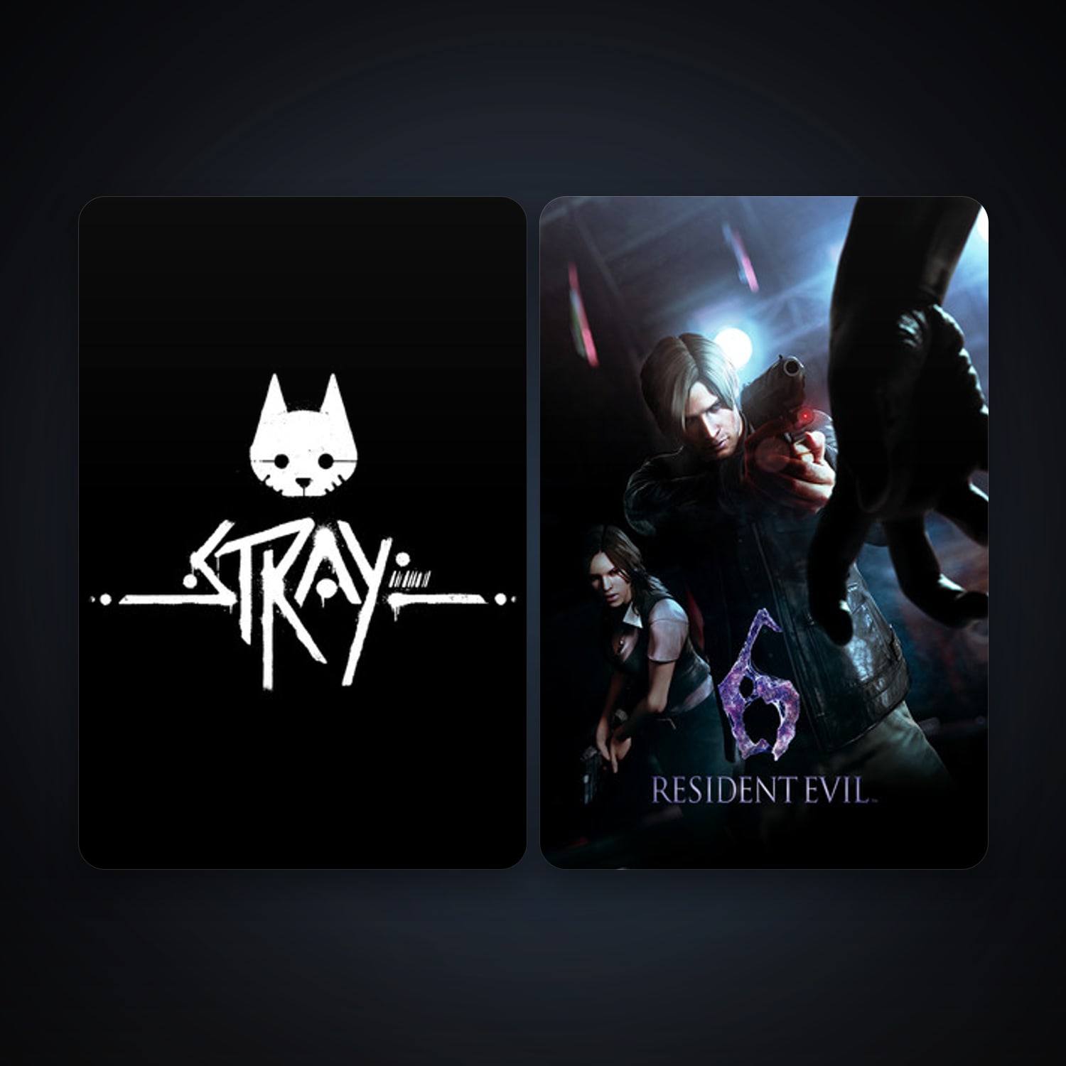Resident Evil 6 + Stray, 2 games, clean — HabibiAccounts