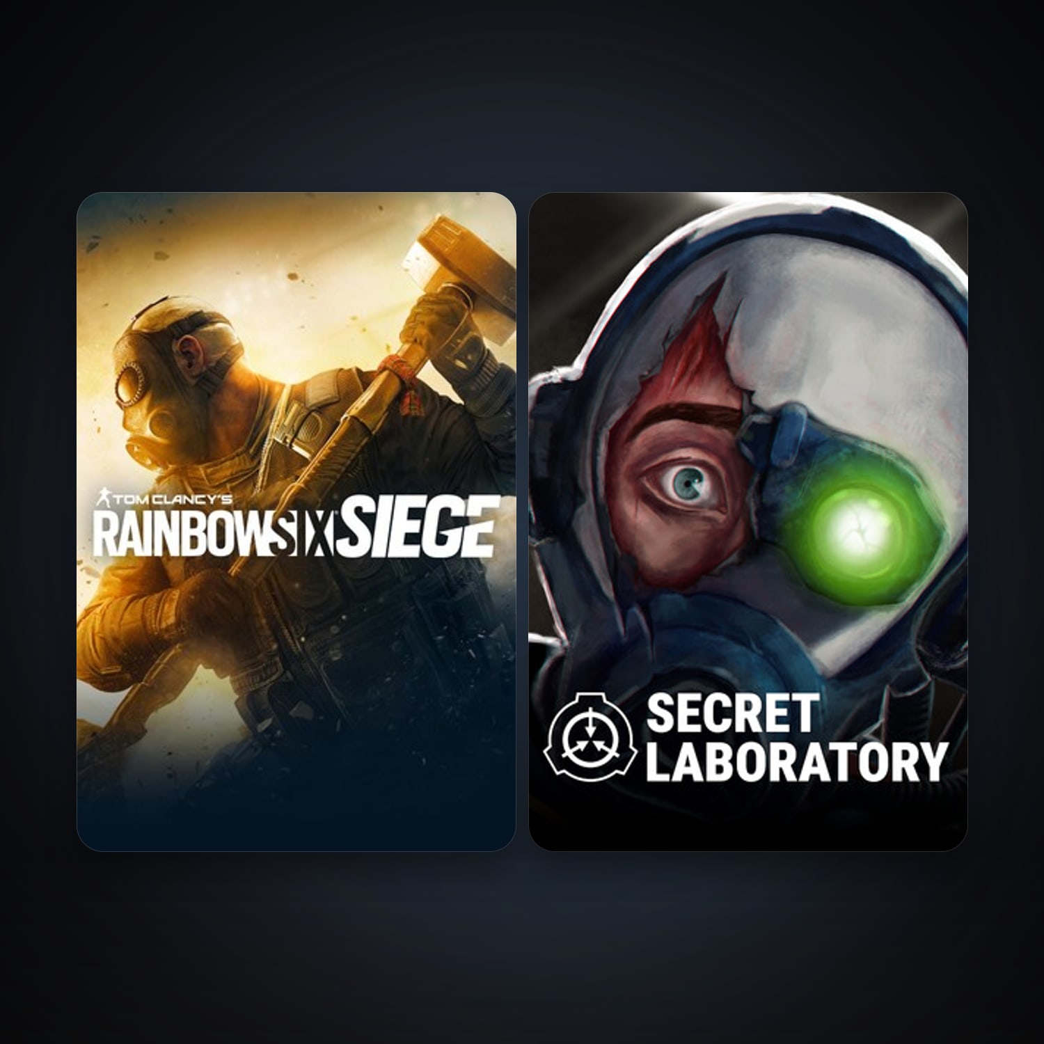 Tom Clancy's Rainbow Six Siege + SCP: Secret Laboratory, 2 games, clean — HabibiAccounts