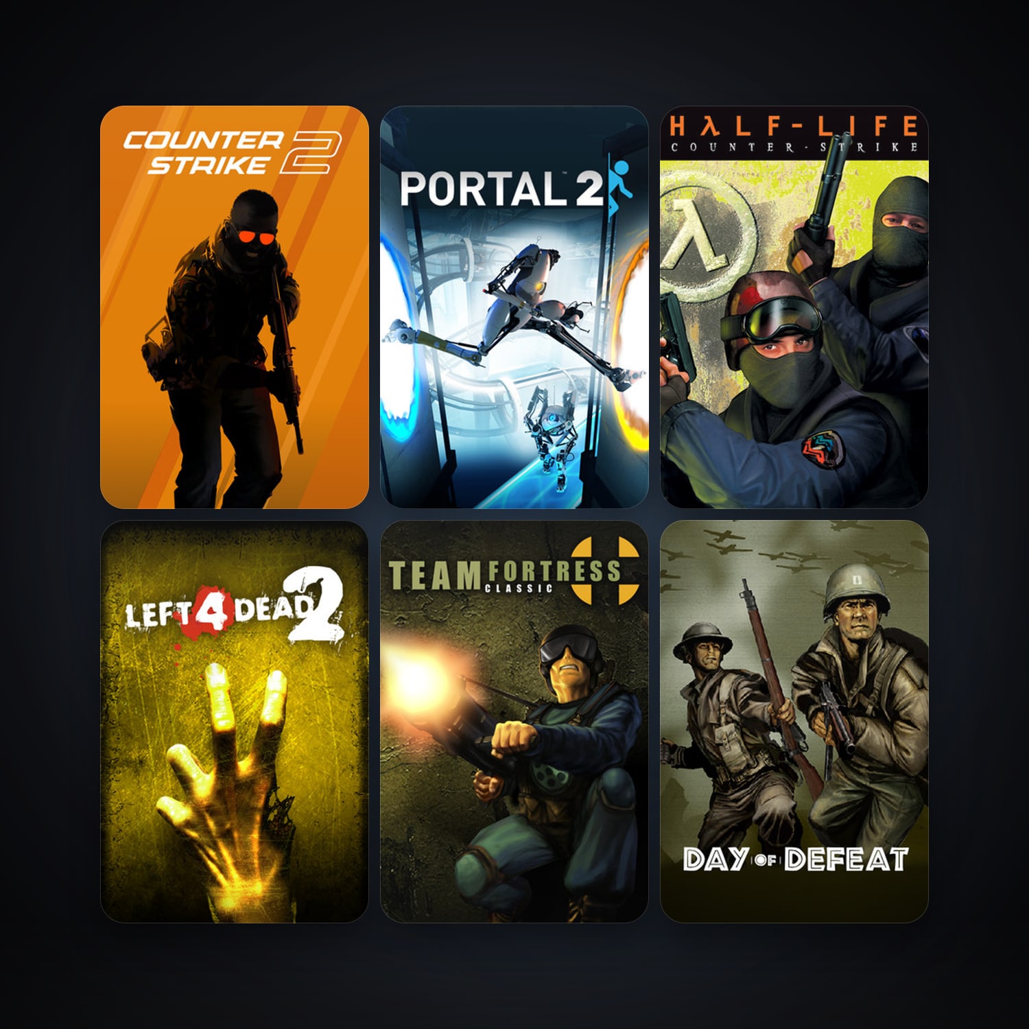 Counter-Strike + Team Fortress Classic, 23 games, clean — HabibiAccounts
