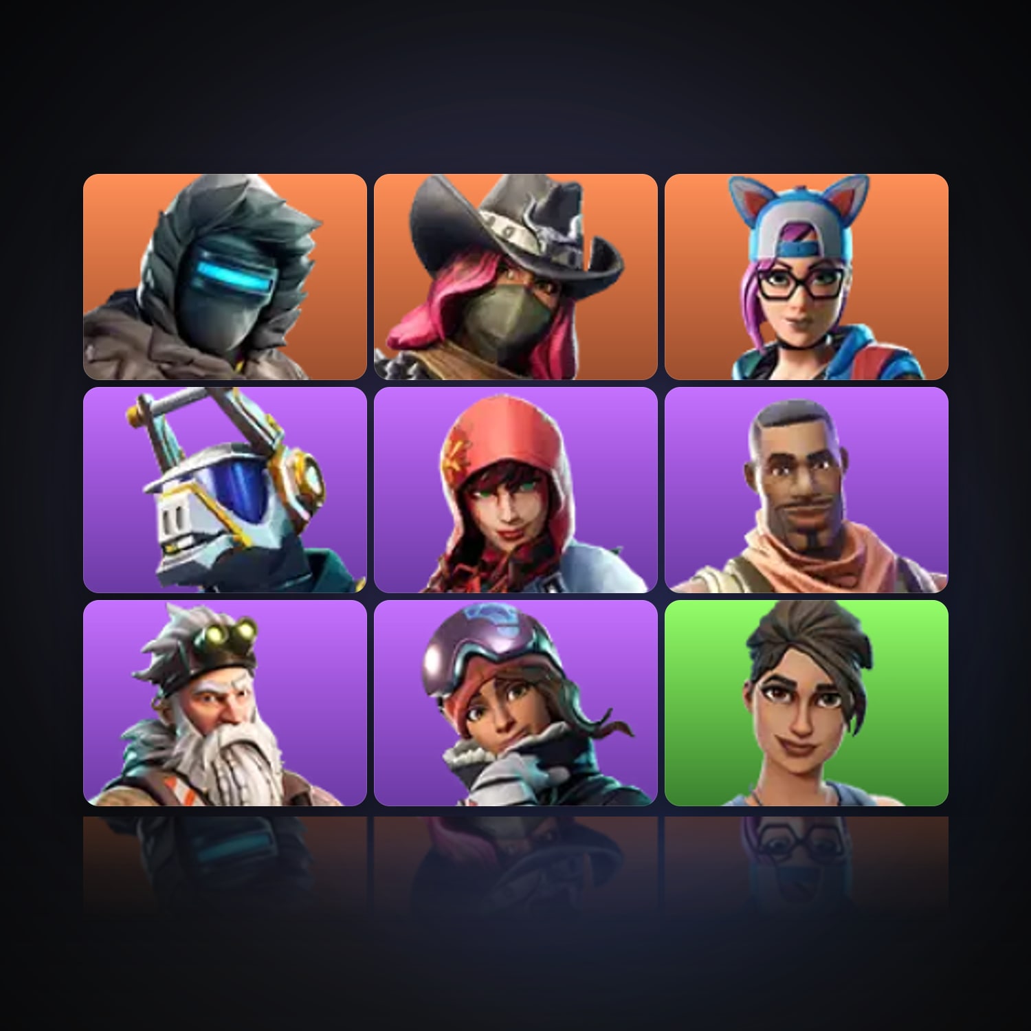 Fortnite | 9 Skins | 300 V-Bucks | Level 193 | 6 Wins — HabibiAccounts