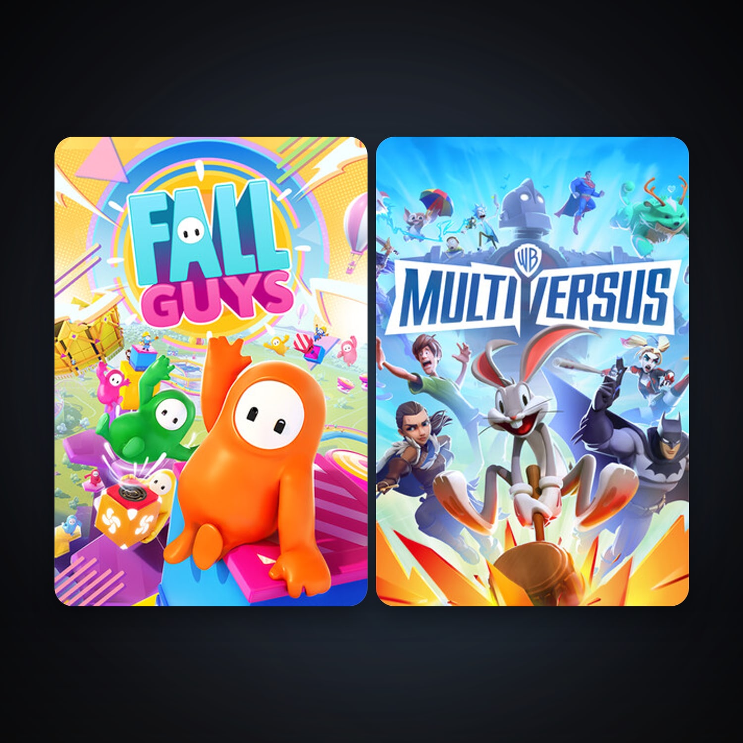 Fall Guys + MultiVersus, 4 games, clean — HabibiAccounts