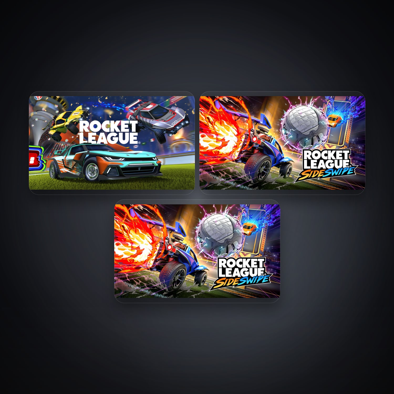 Rocket League & Rocket League Sideswipe | 3 Games — HabibiAccounts