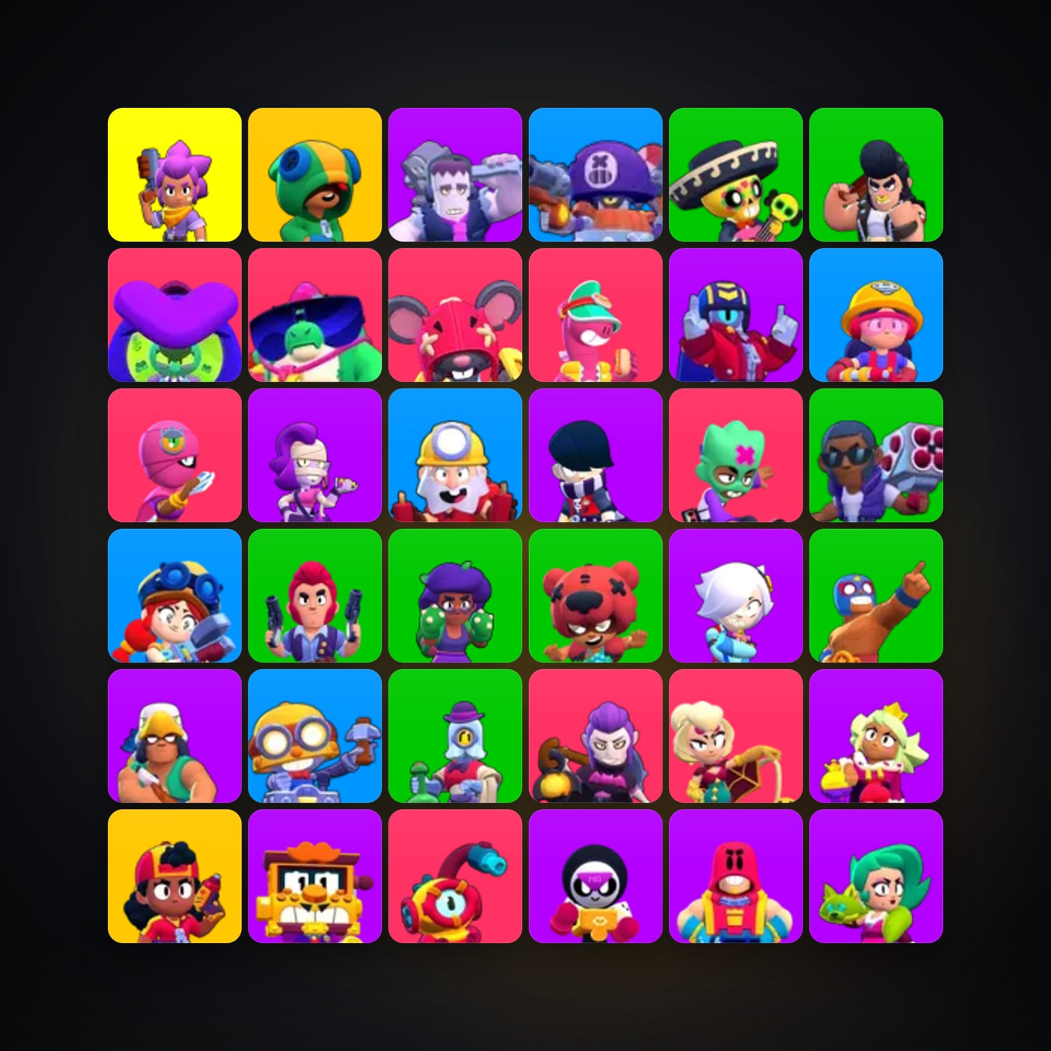 42 Brawlers | 6.3K Trophies — HabibiAccounts