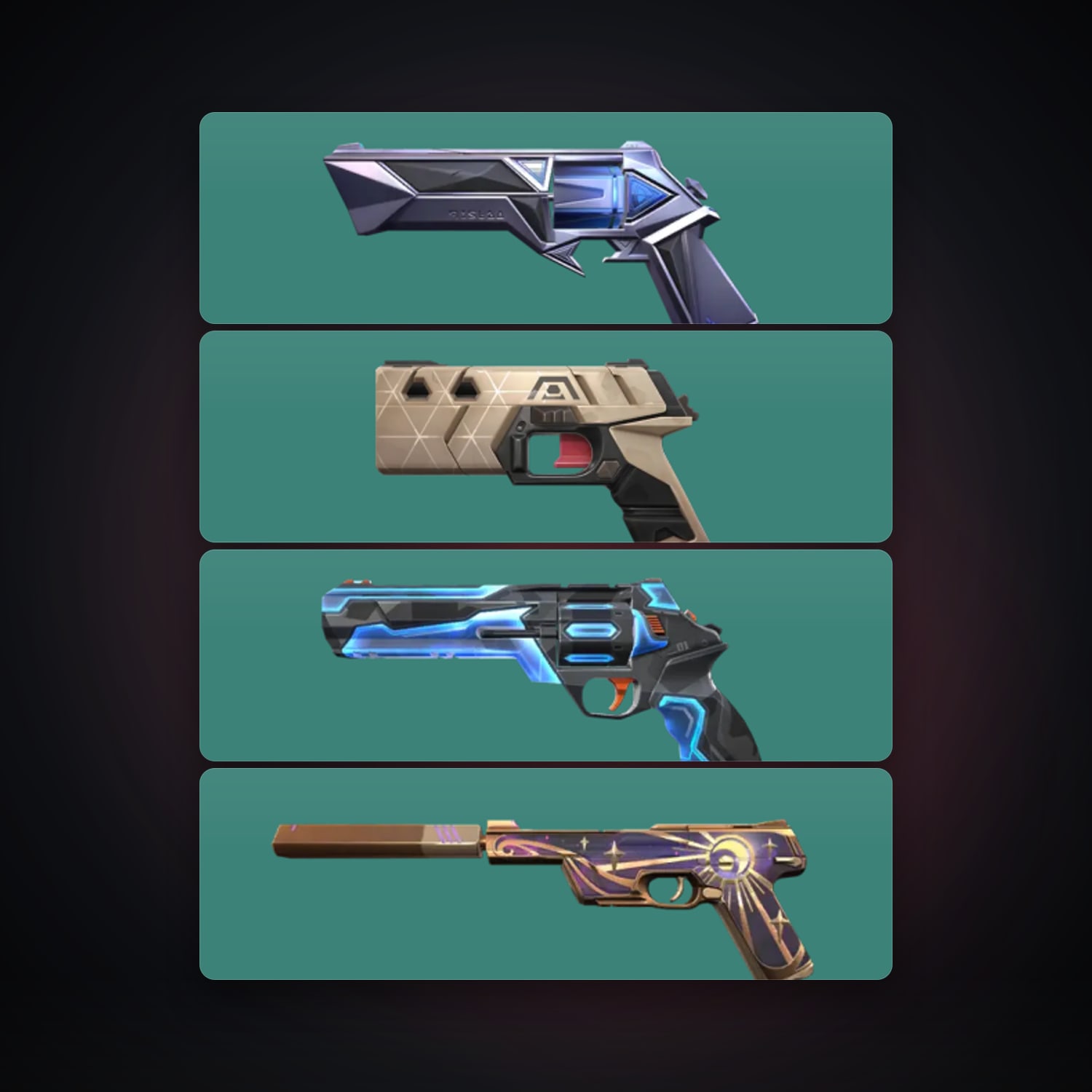 AP Silver 2 locker — 4 skins, lvl 85 — HabibiAccounts