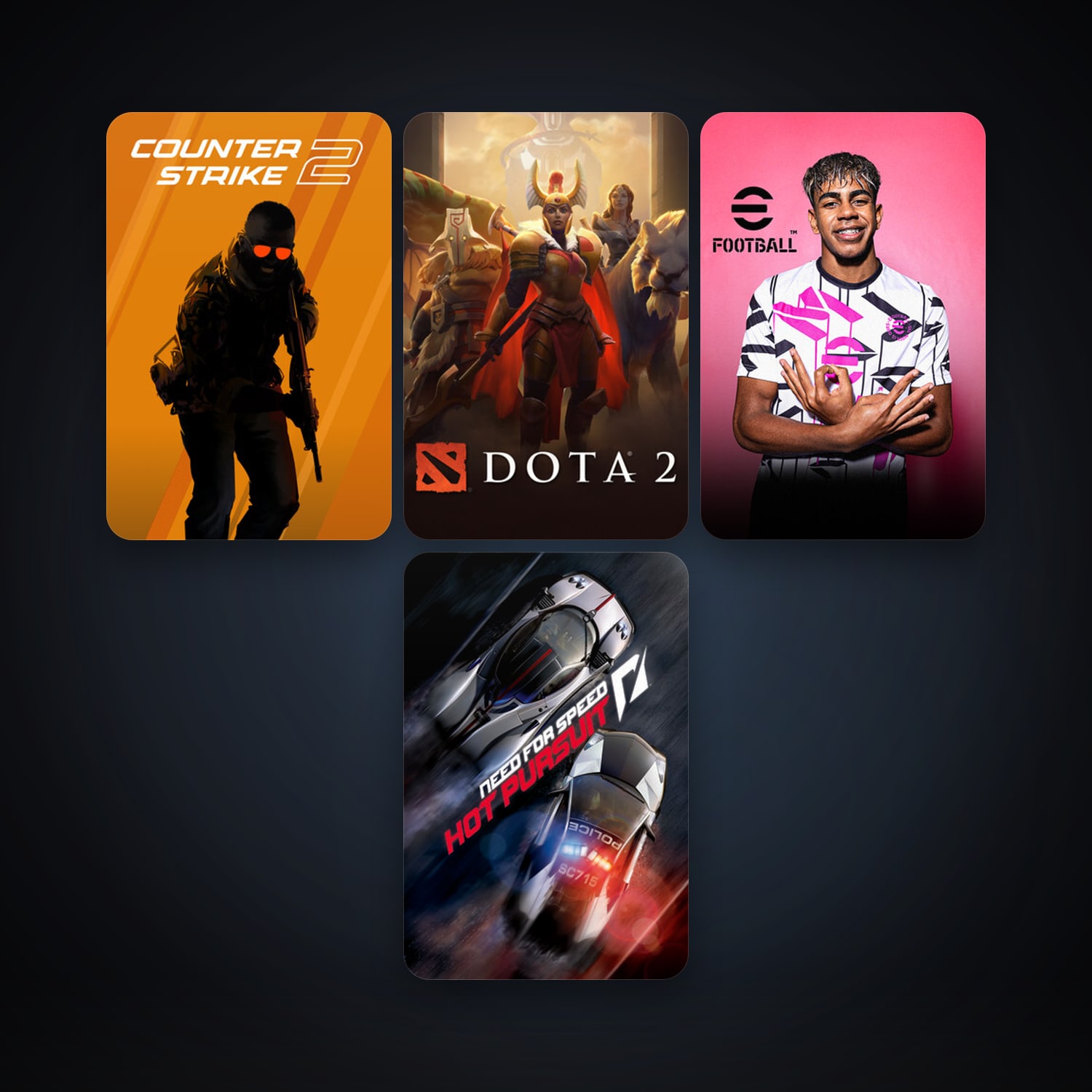 Dota 2 + CS2 Prime, 5 games, clean — HabibiAccounts