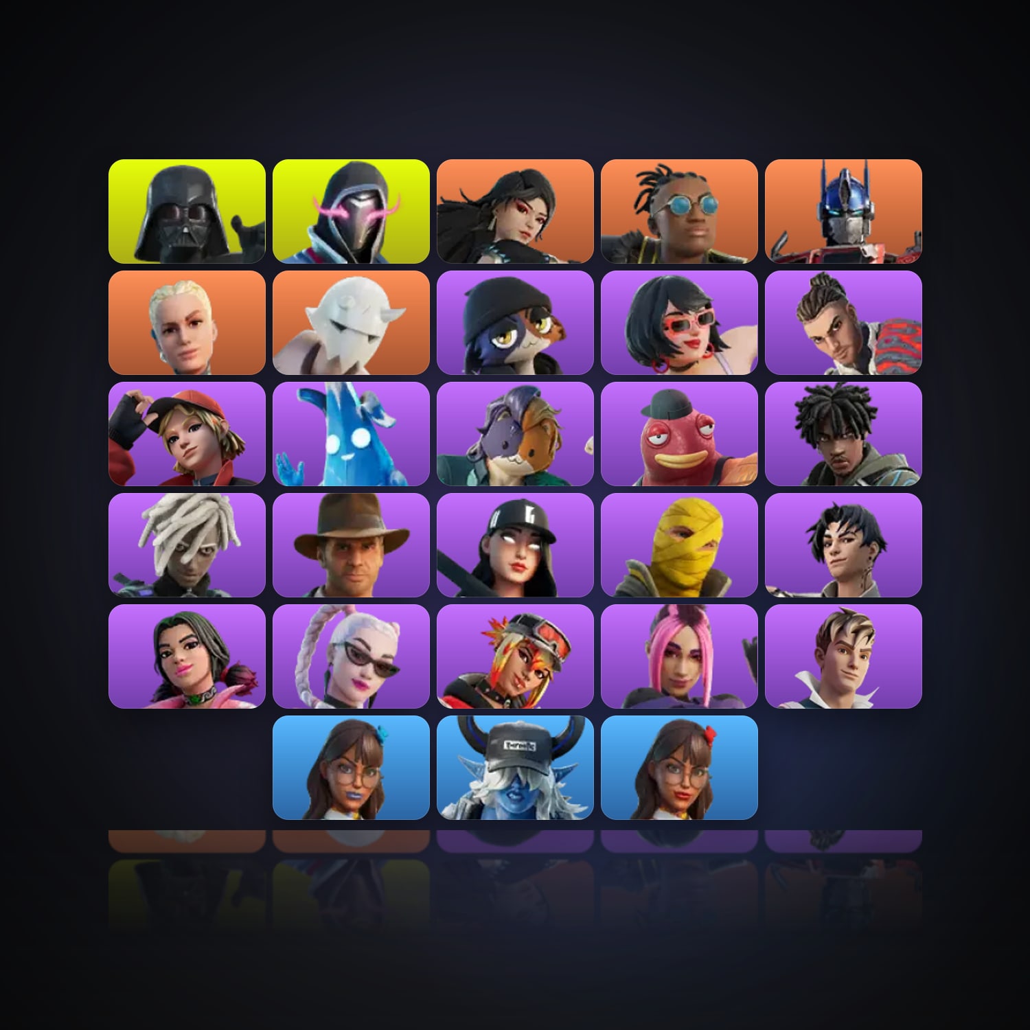 Fortnite | 28 Skins | 850 V-Bucks | Level 985 | 83 Wins — HabibiAccounts