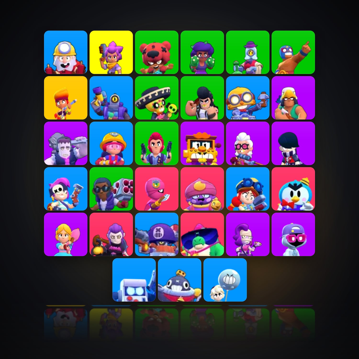 33 Brawlers | 4.1K Trophies — HabibiAccounts