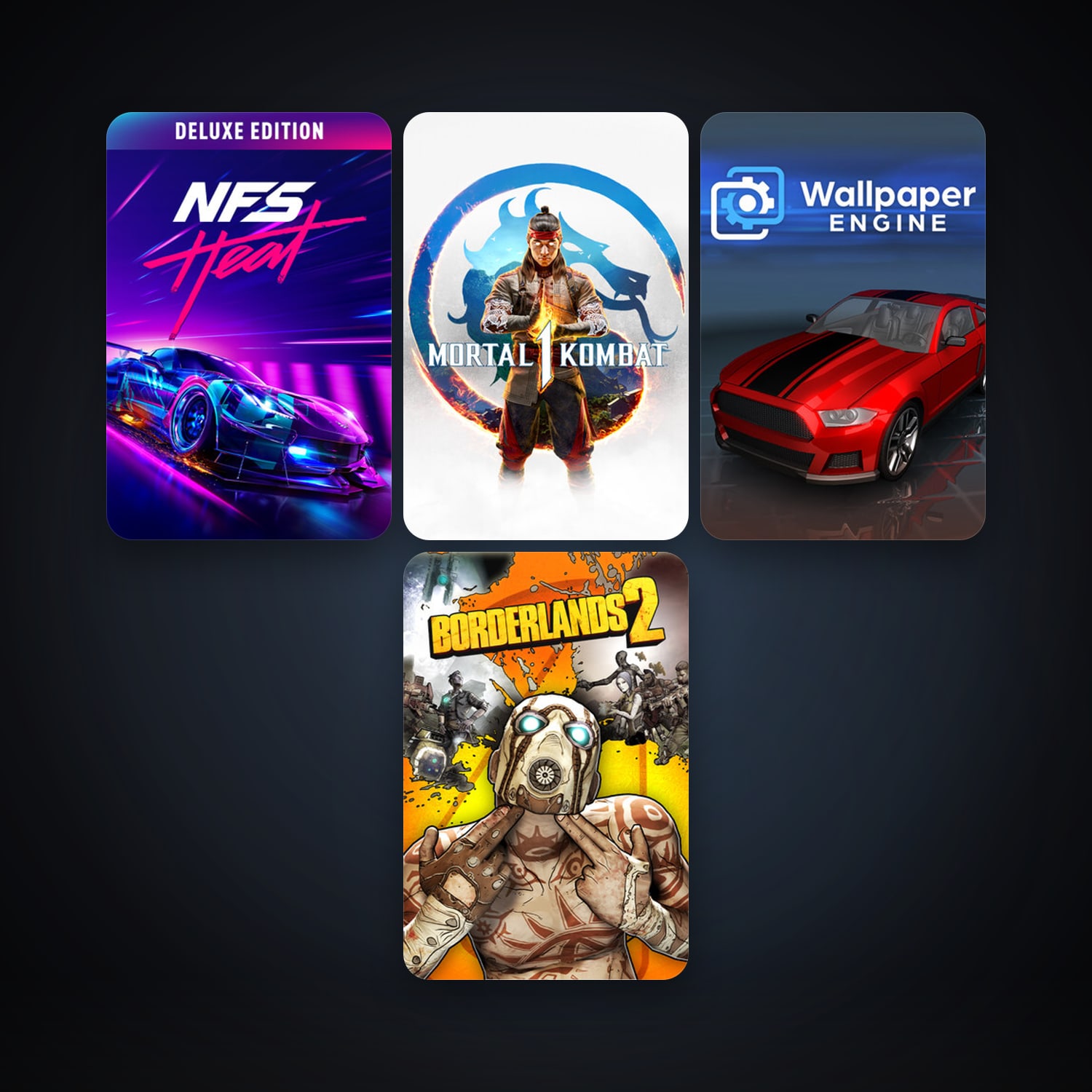 Need for Speed Heat & Mortal Kombat 1 | 11 Games | Clean — HabibiAccounts