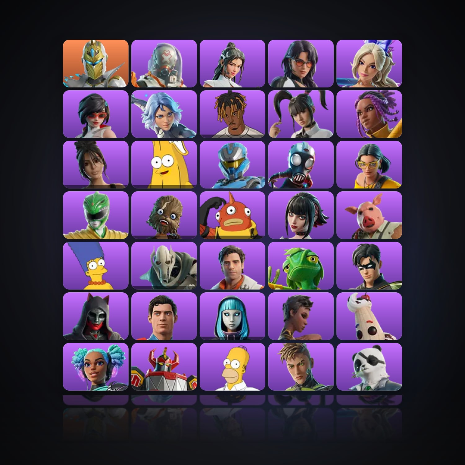 Fortnite | 42 Skins | 350 V-Bucks | Level 1192 | 124 Wins — HabibiAccounts