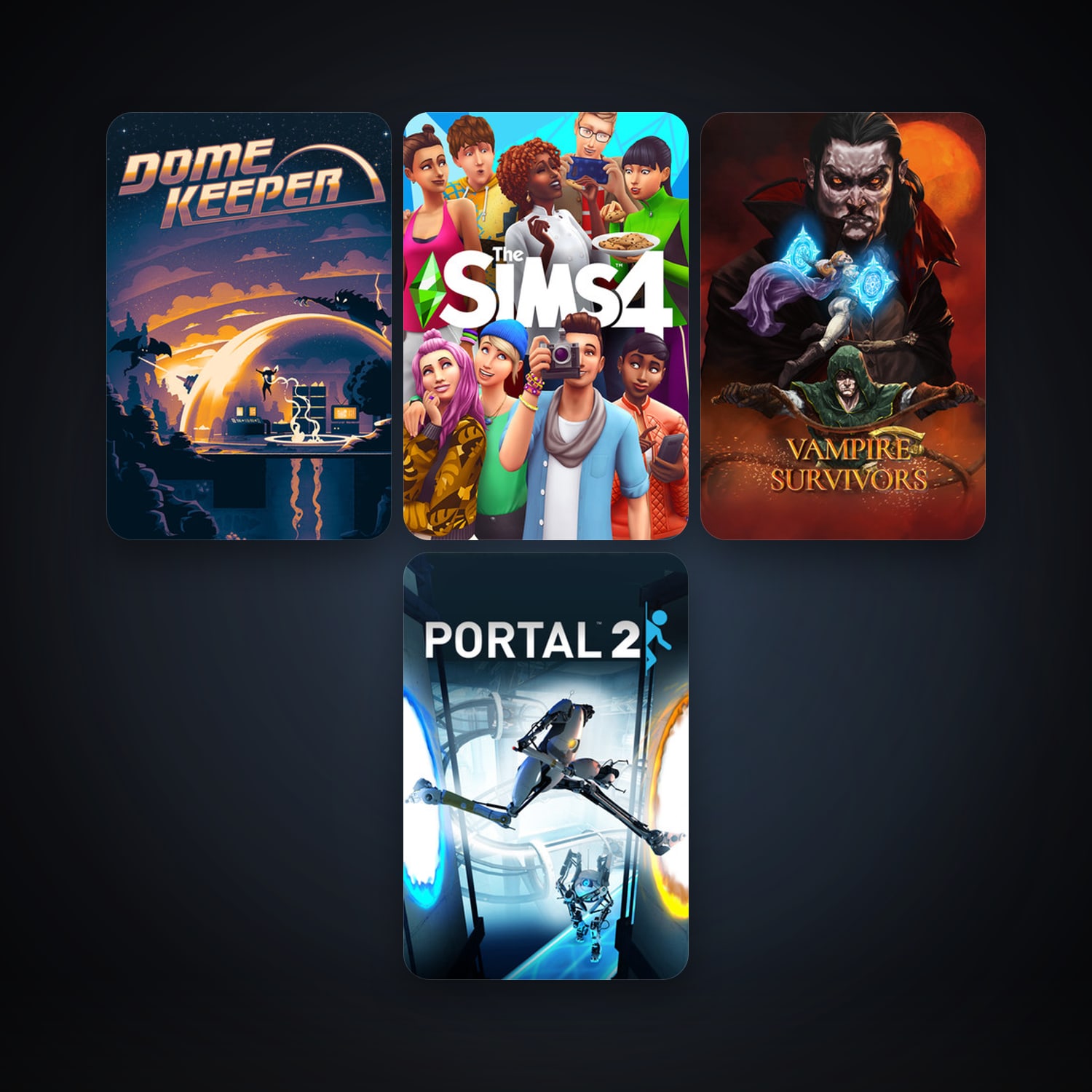 Portal 2 + The Sims 4, 5 games, clean — HabibiAccounts