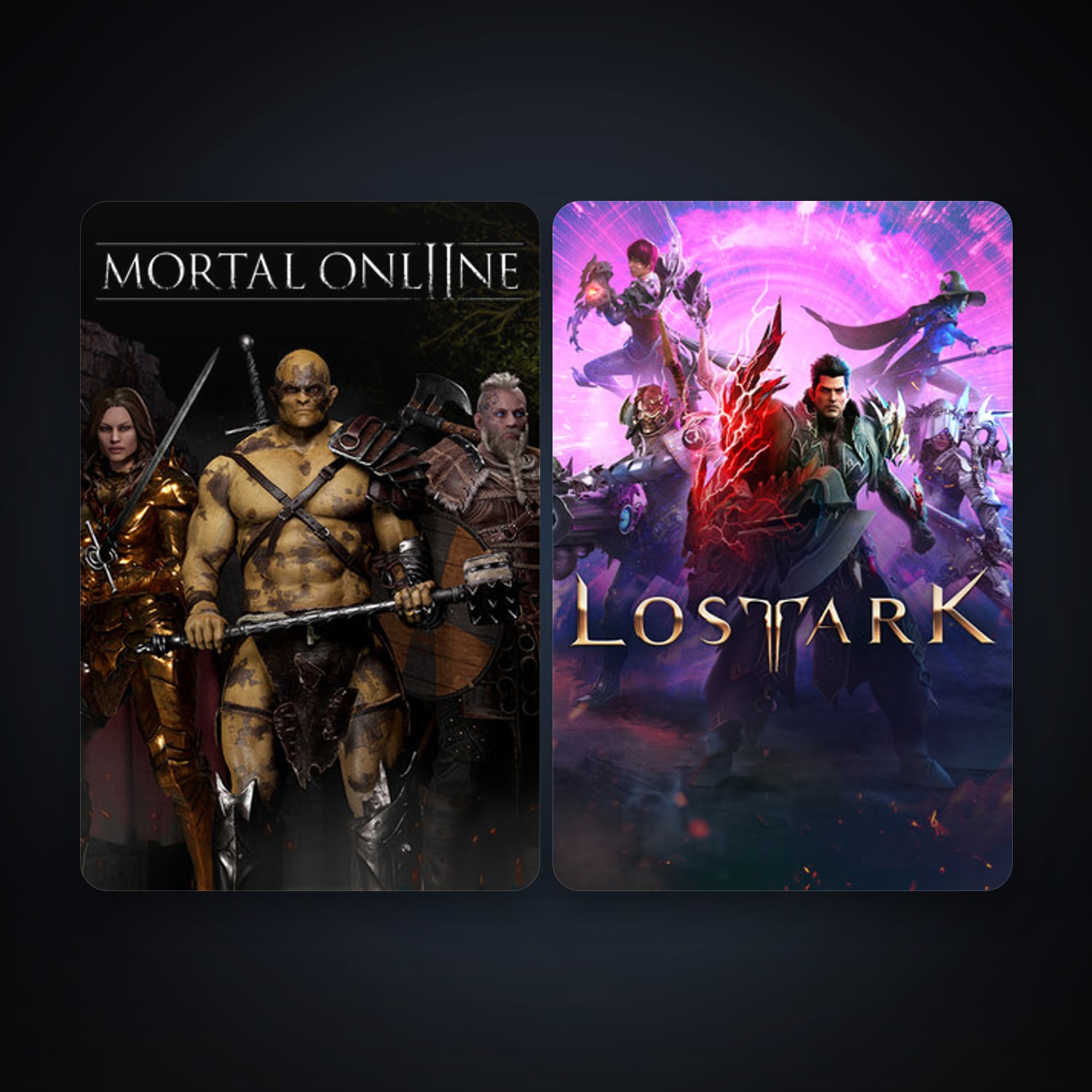 Mortal Online 2 + Lost Ark, 3 games, clean — HabibiAccounts