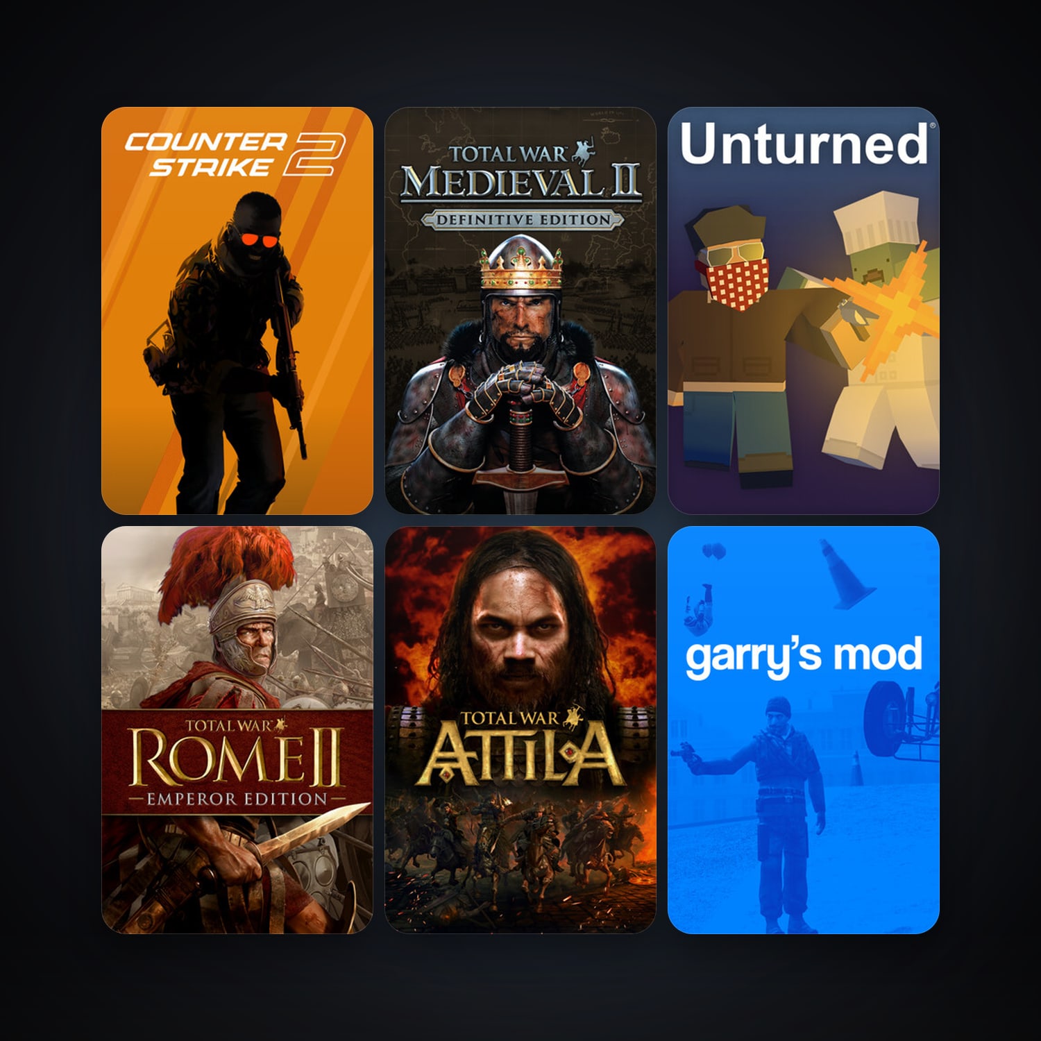 CS2 Prime + Garry's Mod, 10 games, clean — HabibiAccounts