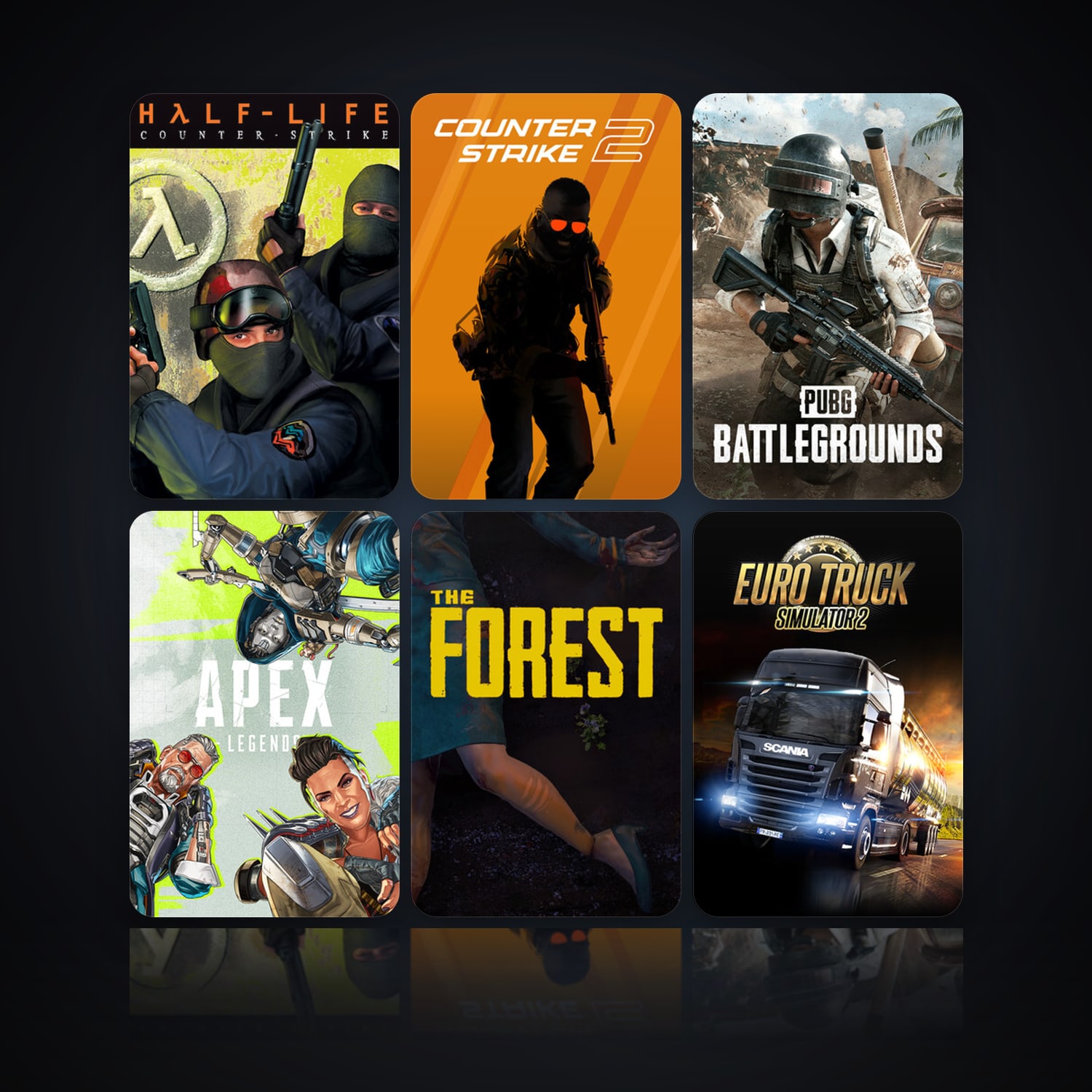 هالحساب ستيم فلين، Counter-Strike وLeft 4 Dead 2، 25 لعبة، صامد واضح — HabibiAccounts