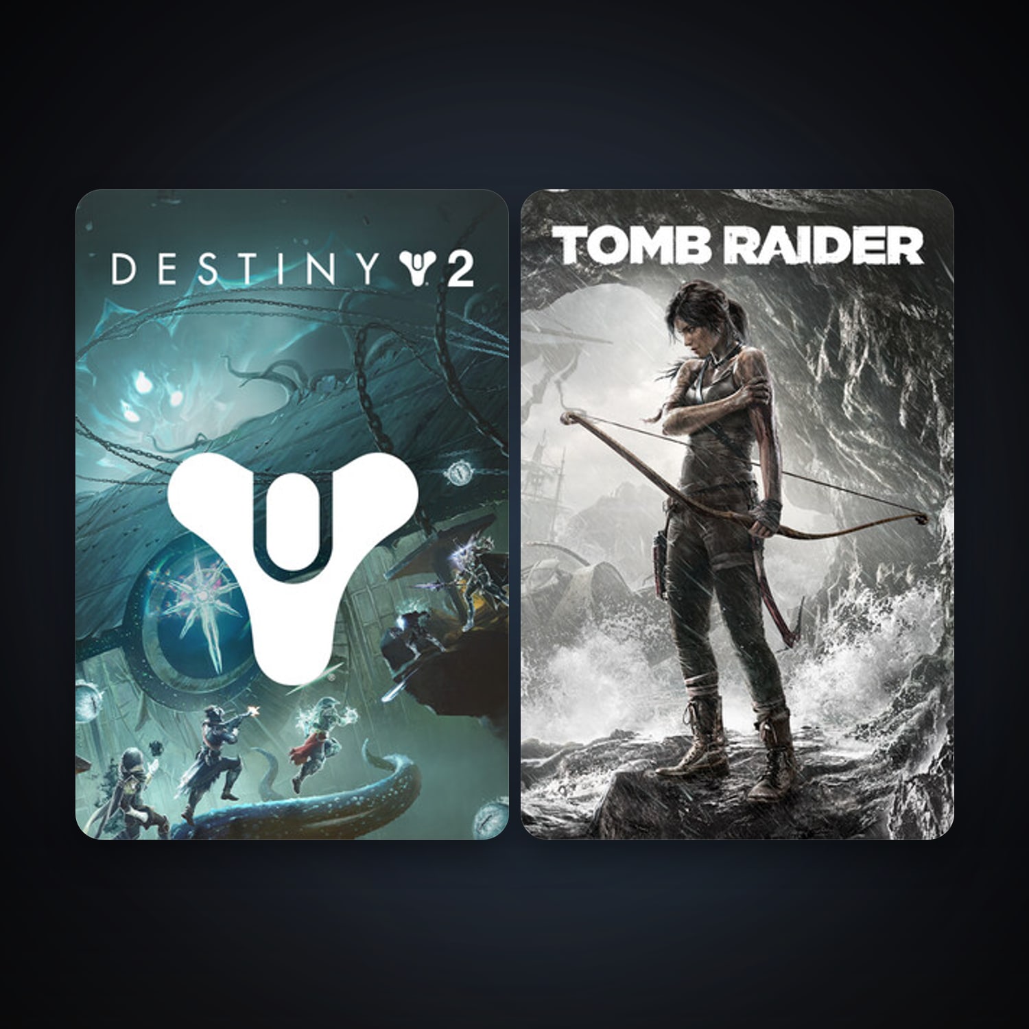 Tomb Raider + Destiny 2, 4 games, clean — HabibiAccounts