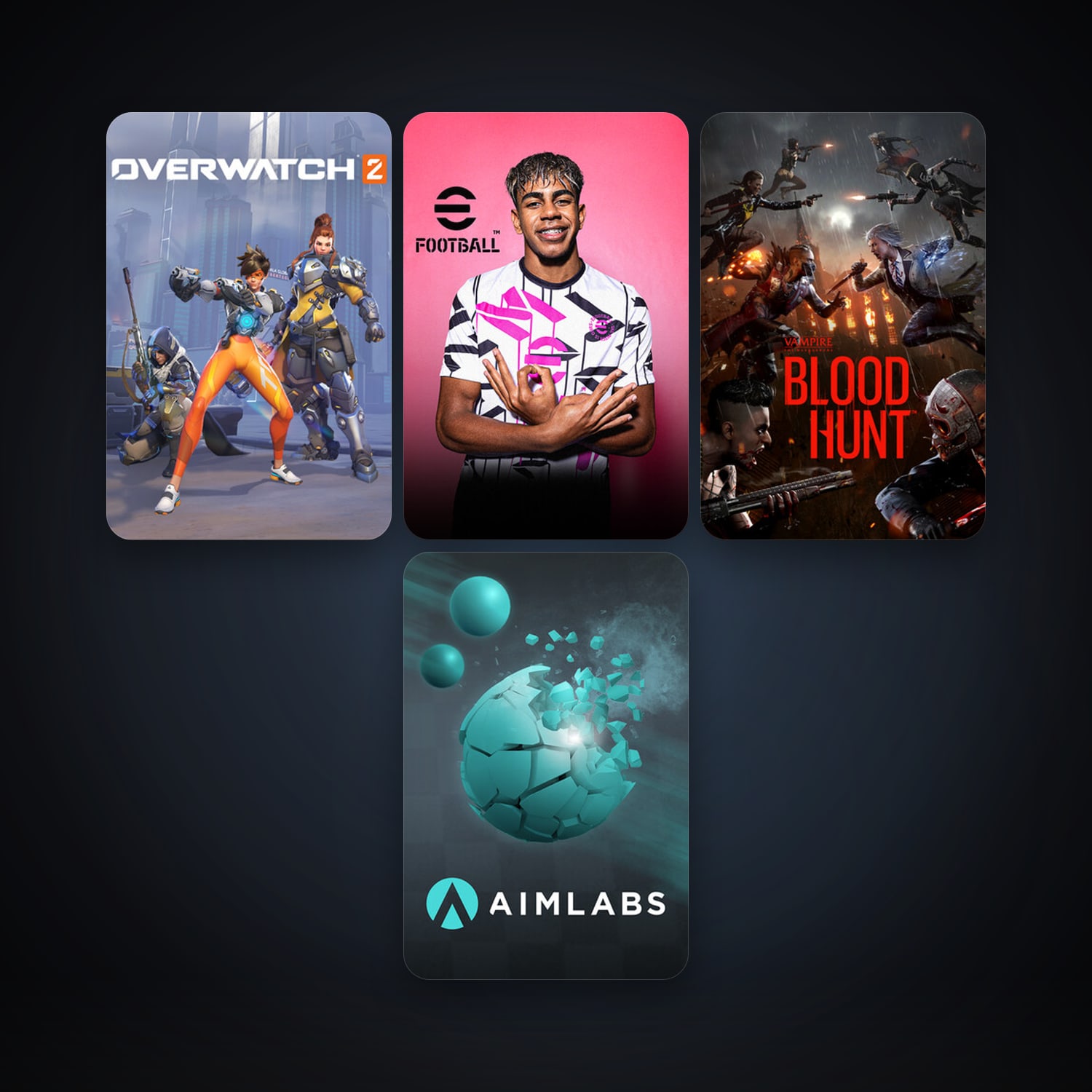 Aimlabs + Vampire: The Masquerade - Bloodhunt, 19 games, clean — HabibiAccounts