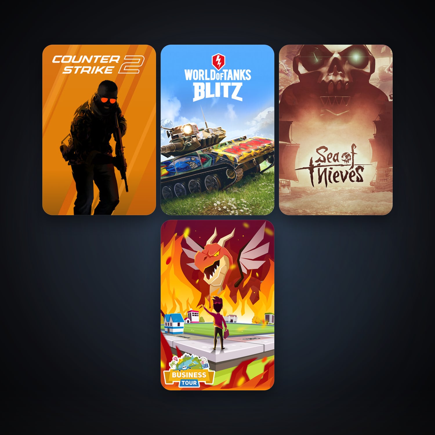 CS2 Prime + Business Tour - Board Game with Online Multiplayer, 9 games, clean — HabibiAccounts