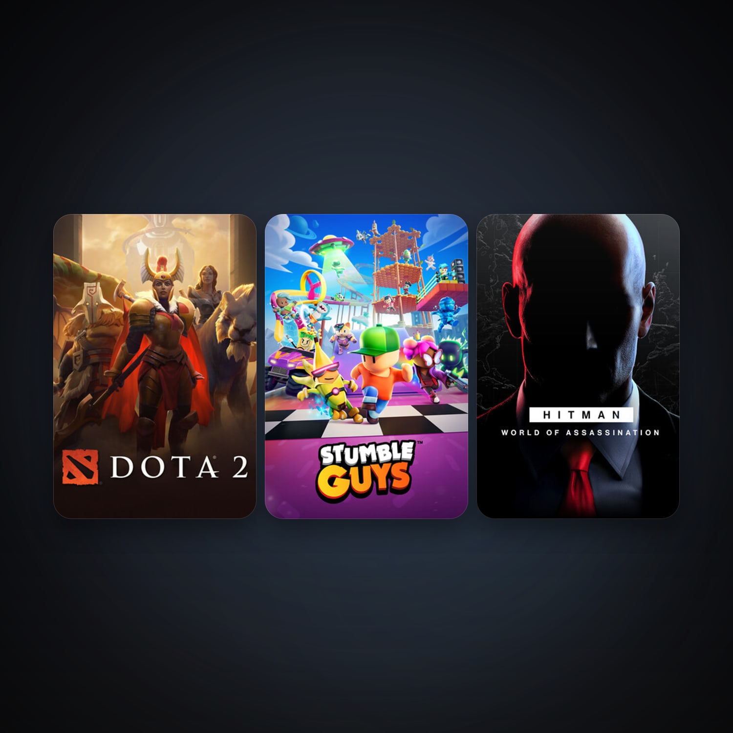 Dota 2 + HITMAN World of Assassination, 7 games, clean — HabibiAccounts