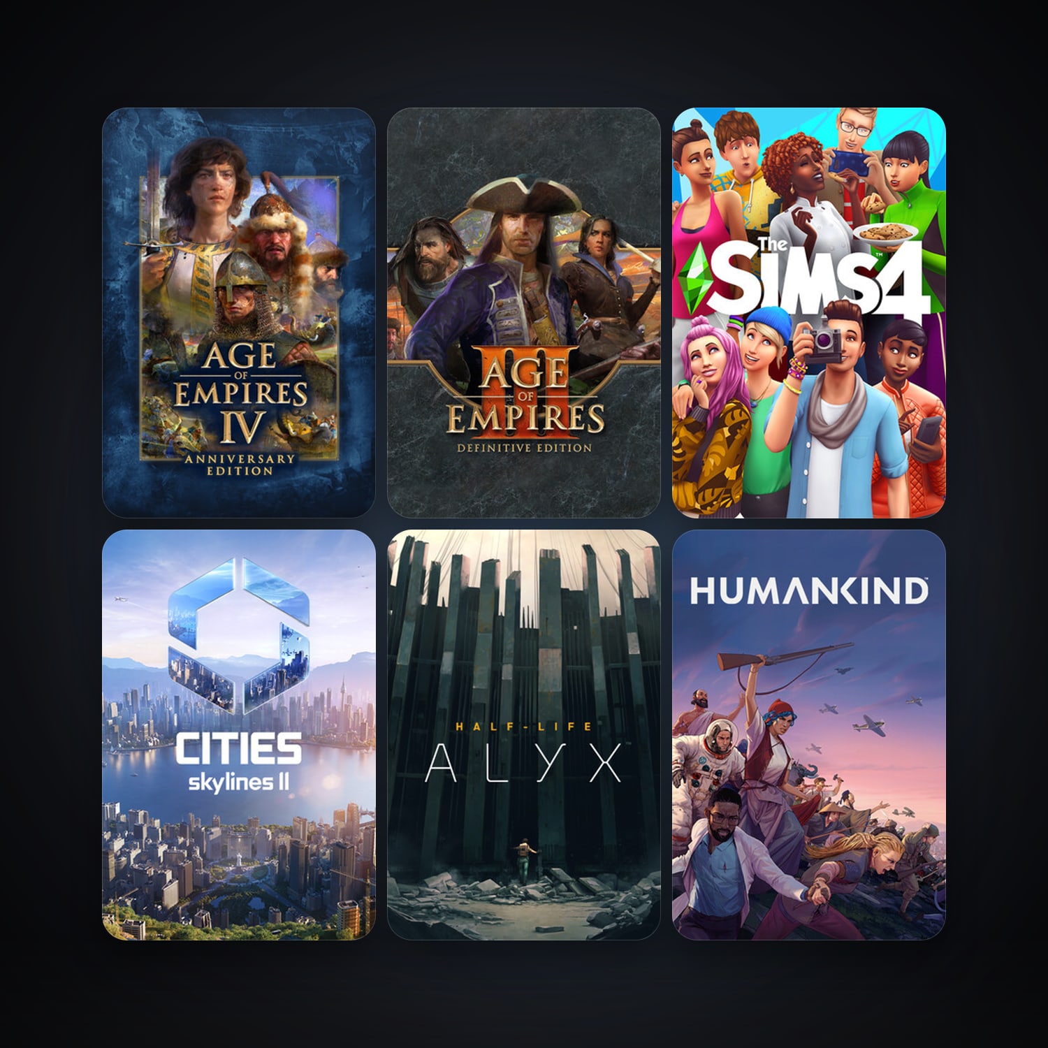 Sid Meier's Civilization VI + Half-Life: Alyx, 9 games, clean — HabibiAccounts