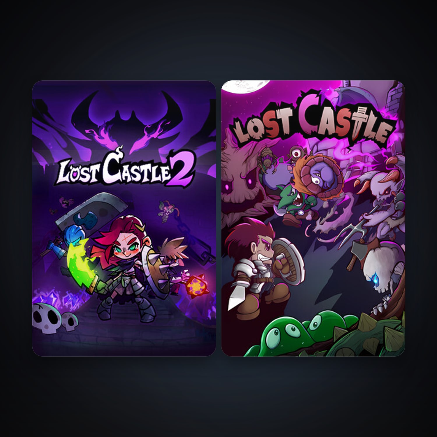 Lost Castle + Lost Castle 2, 5 games, clean — HabibiAccounts