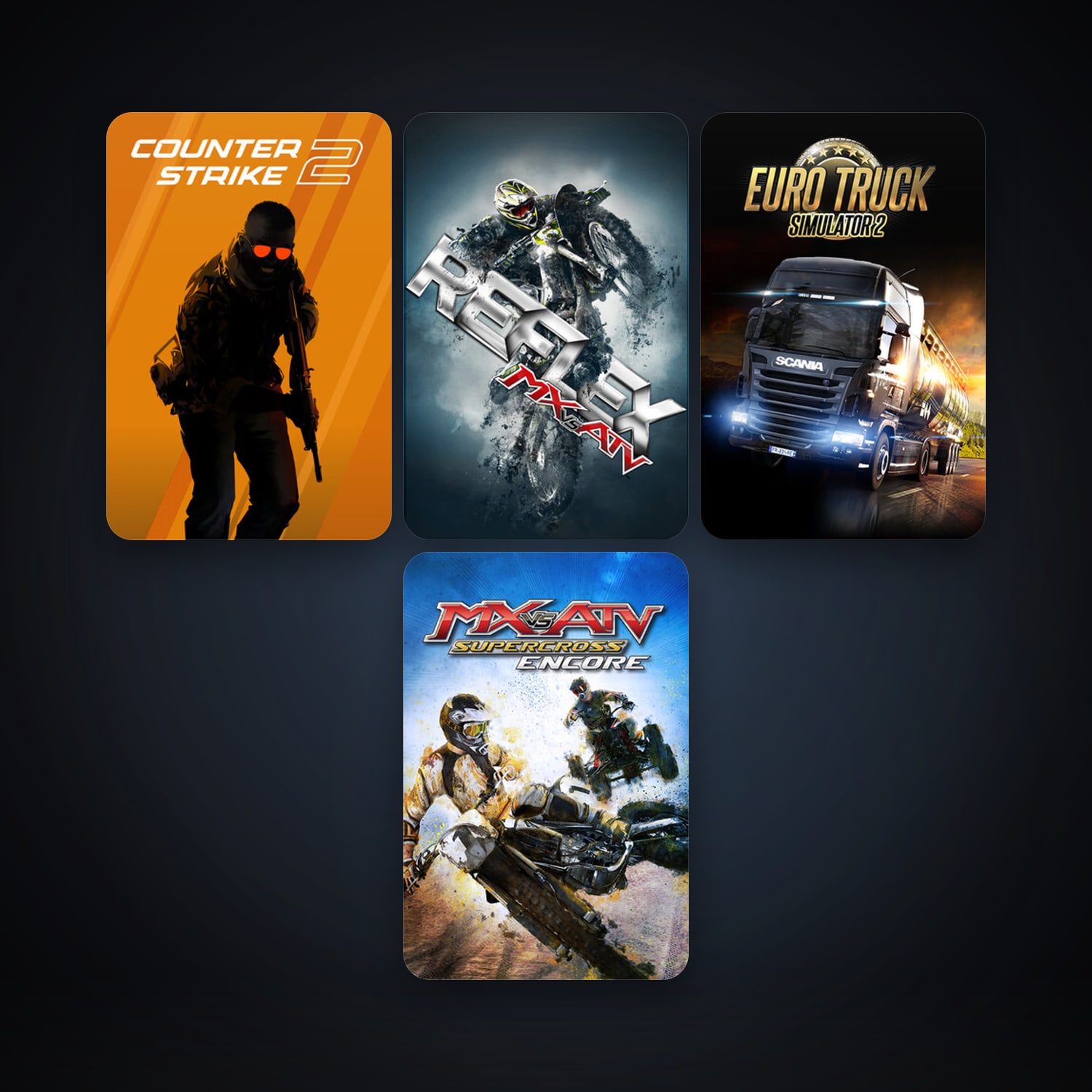 CS2 Prime + MX vs. ATV Reflex, 9 games, clean — HabibiAccounts