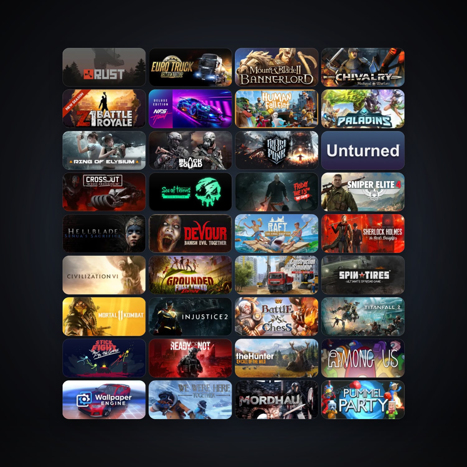 Steam 140 games, Steam 13, clean — HabibiAccounts