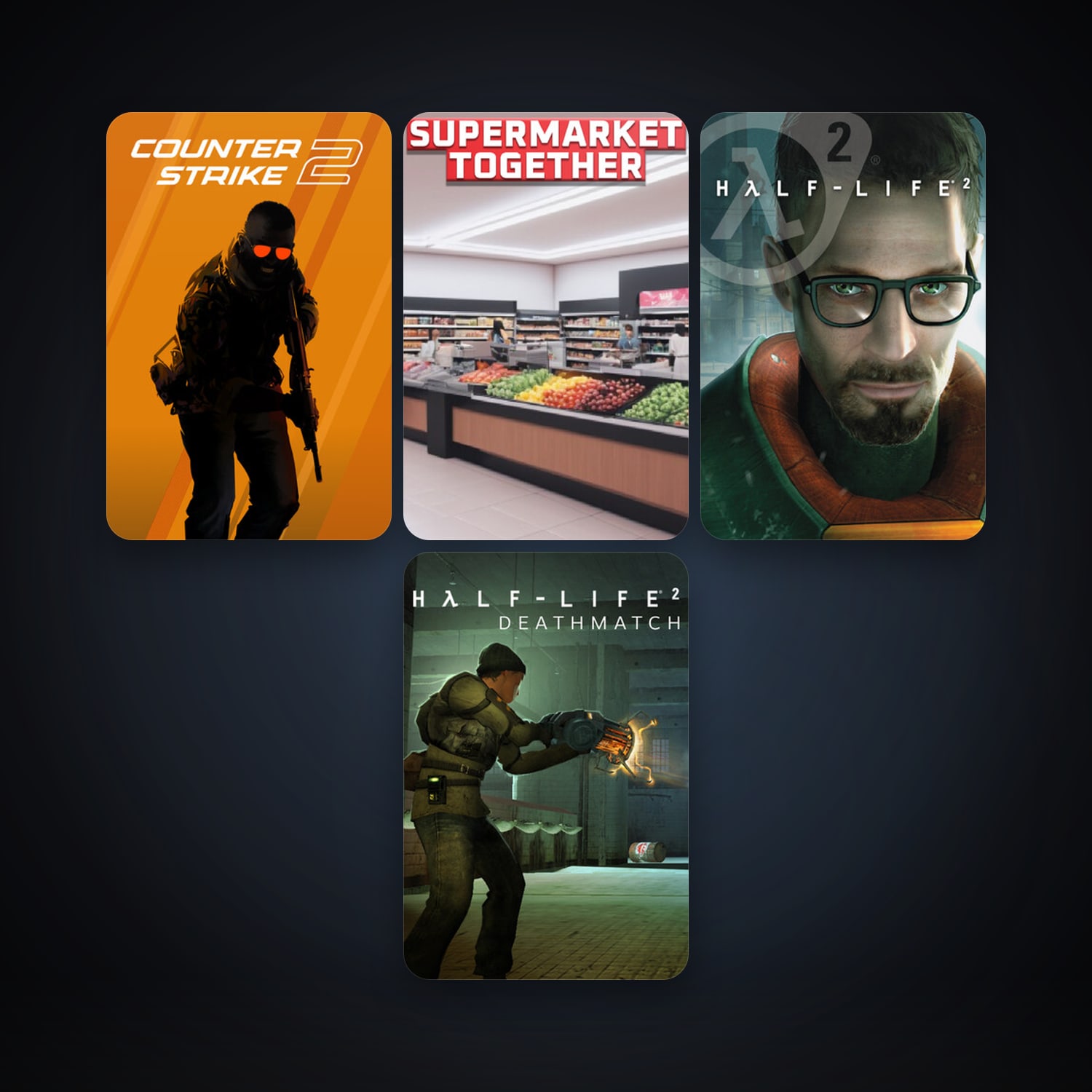 Half-Life 2 + Half-Life 2: Deathmatch, 10 games, clean — HabibiAccounts
