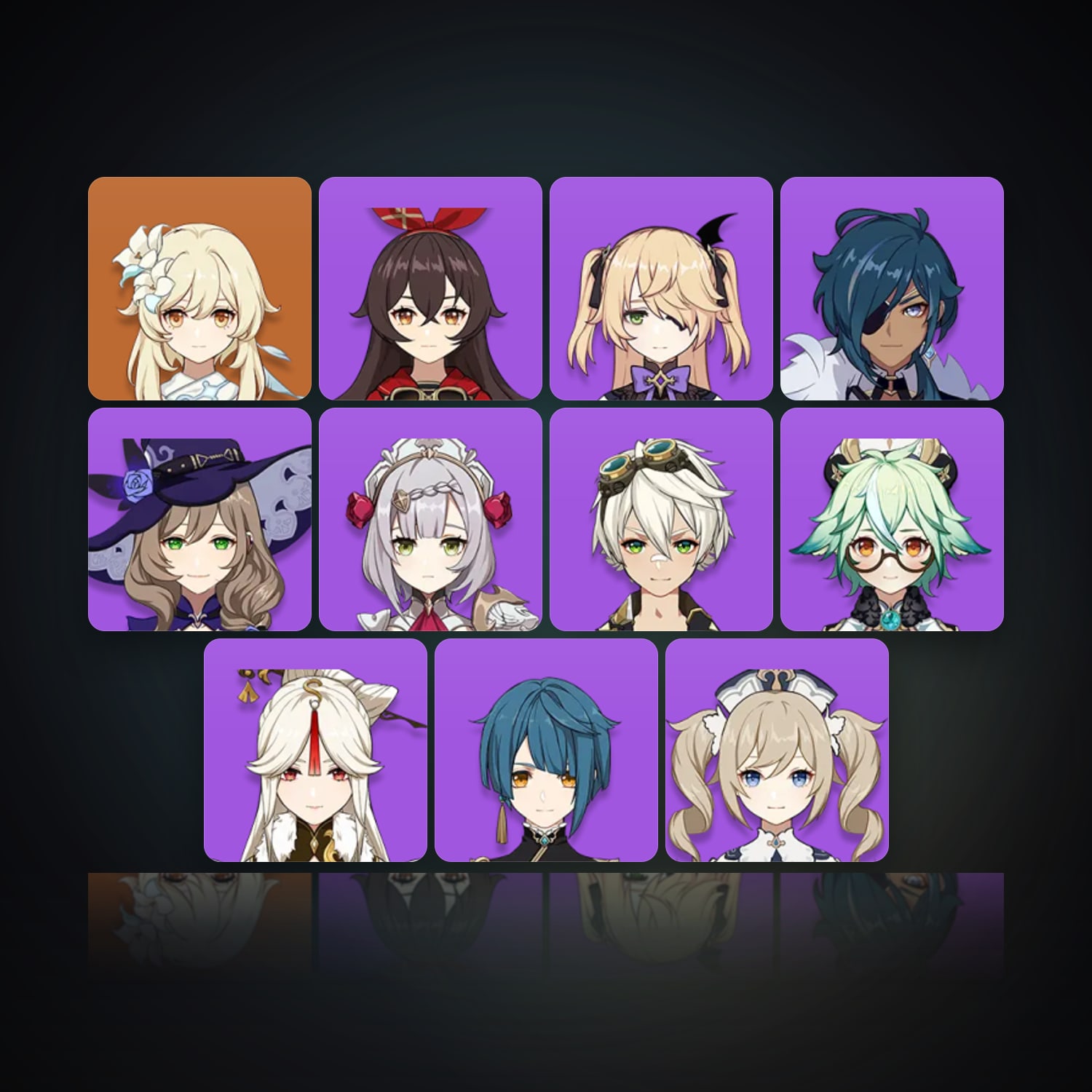 Genshin Impact | AR 24 | 11 Chars — HabibiAccounts