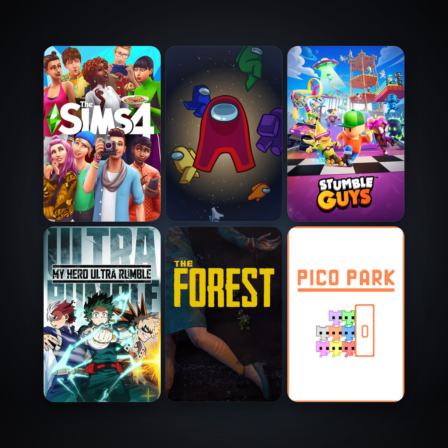 The Forest + Five Nights at Freddy's, 16 games, clean — HabibiAccounts