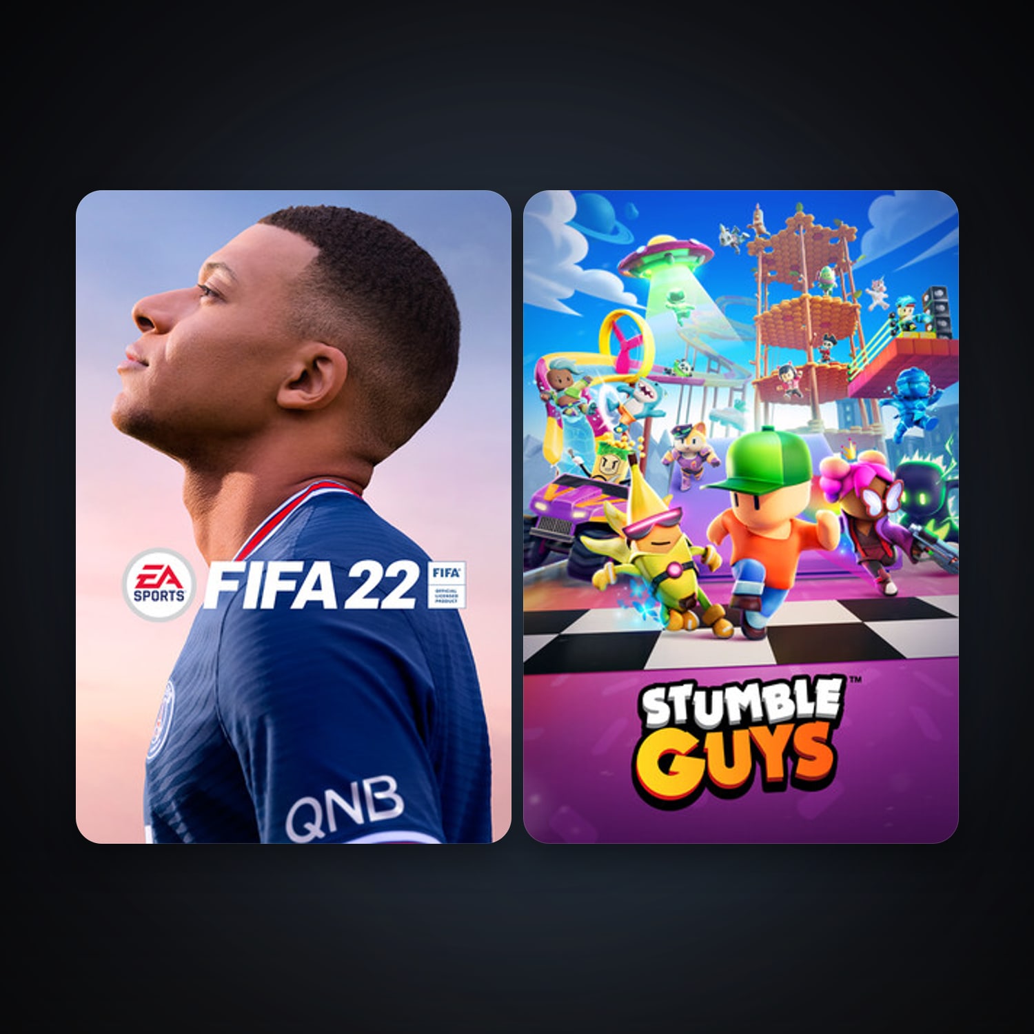 FIFA 22 + Stumble Guys, 3 games, clean — HabibiAccounts