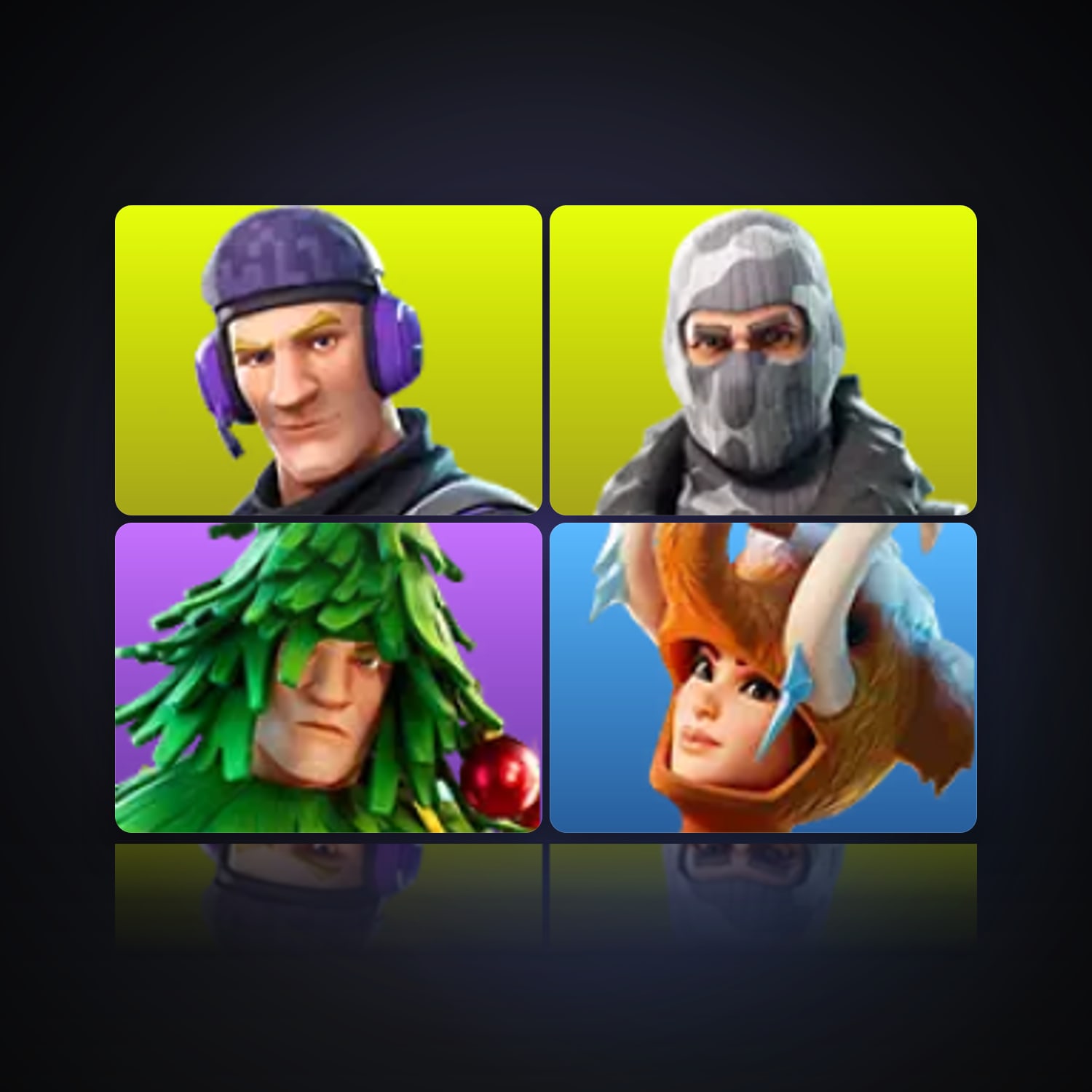 Fortnite | 4 Skins | 300 V-Bucks | Level 128 | 6 Wins — HabibiAccounts