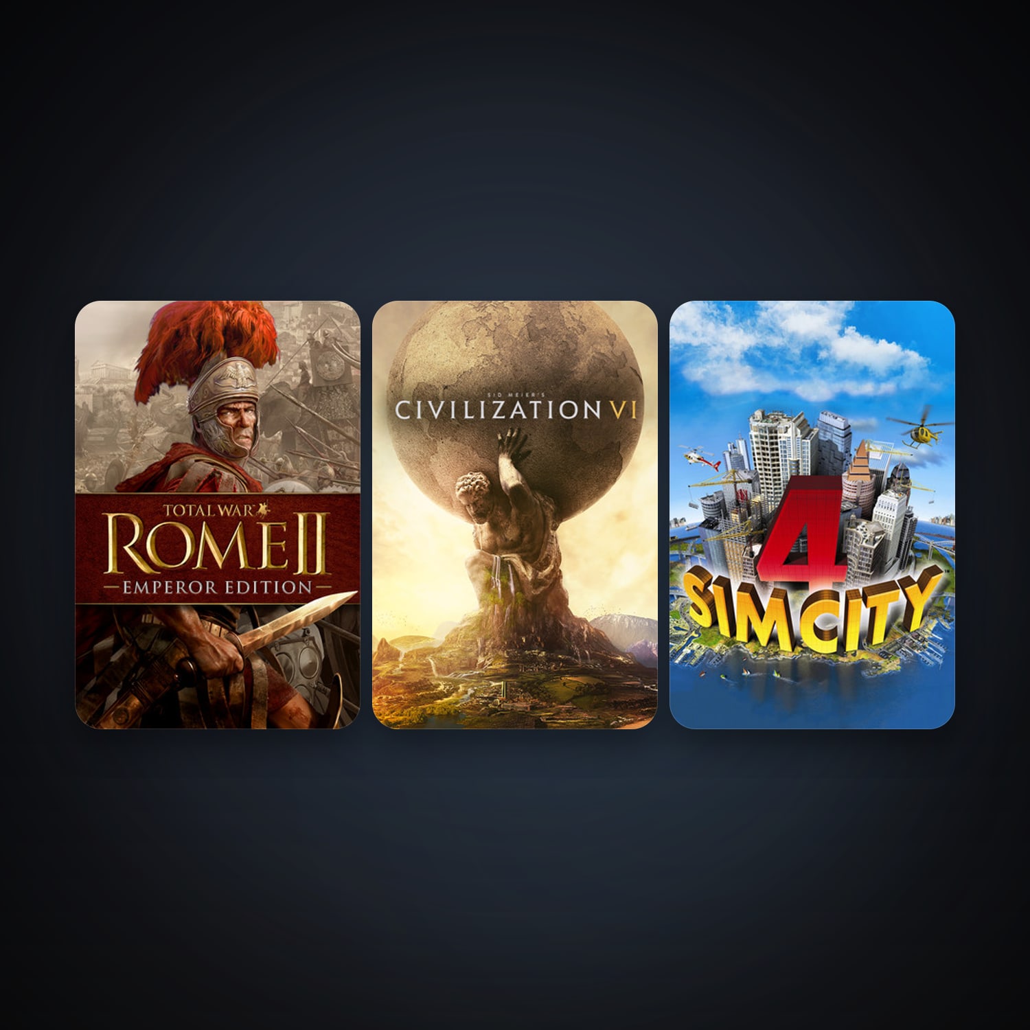 Total War: ROME II - Emperor Edition & Sid Meier's Civilization VI — HabibiAccounts