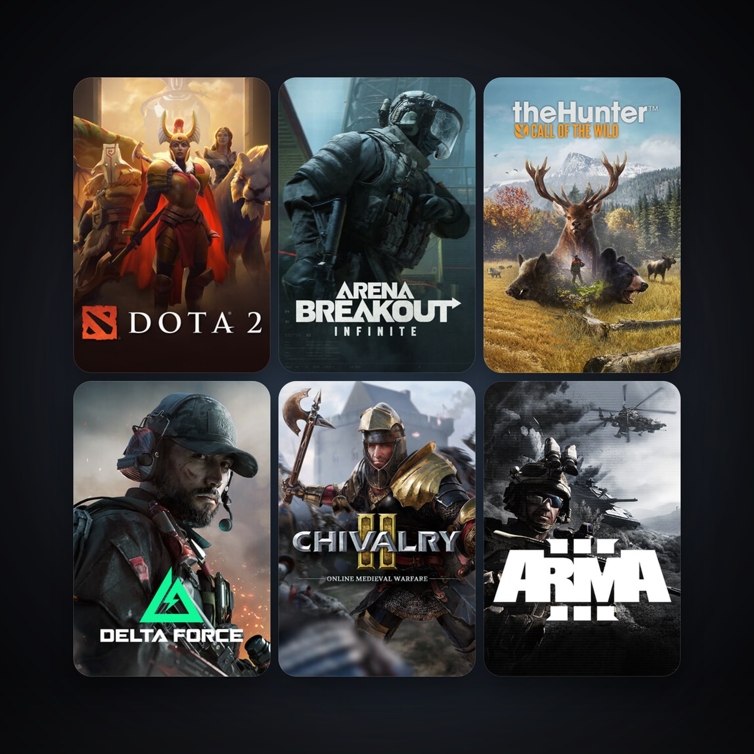 Dota 2 + Arma 3, 10 games, clean — HabibiAccounts