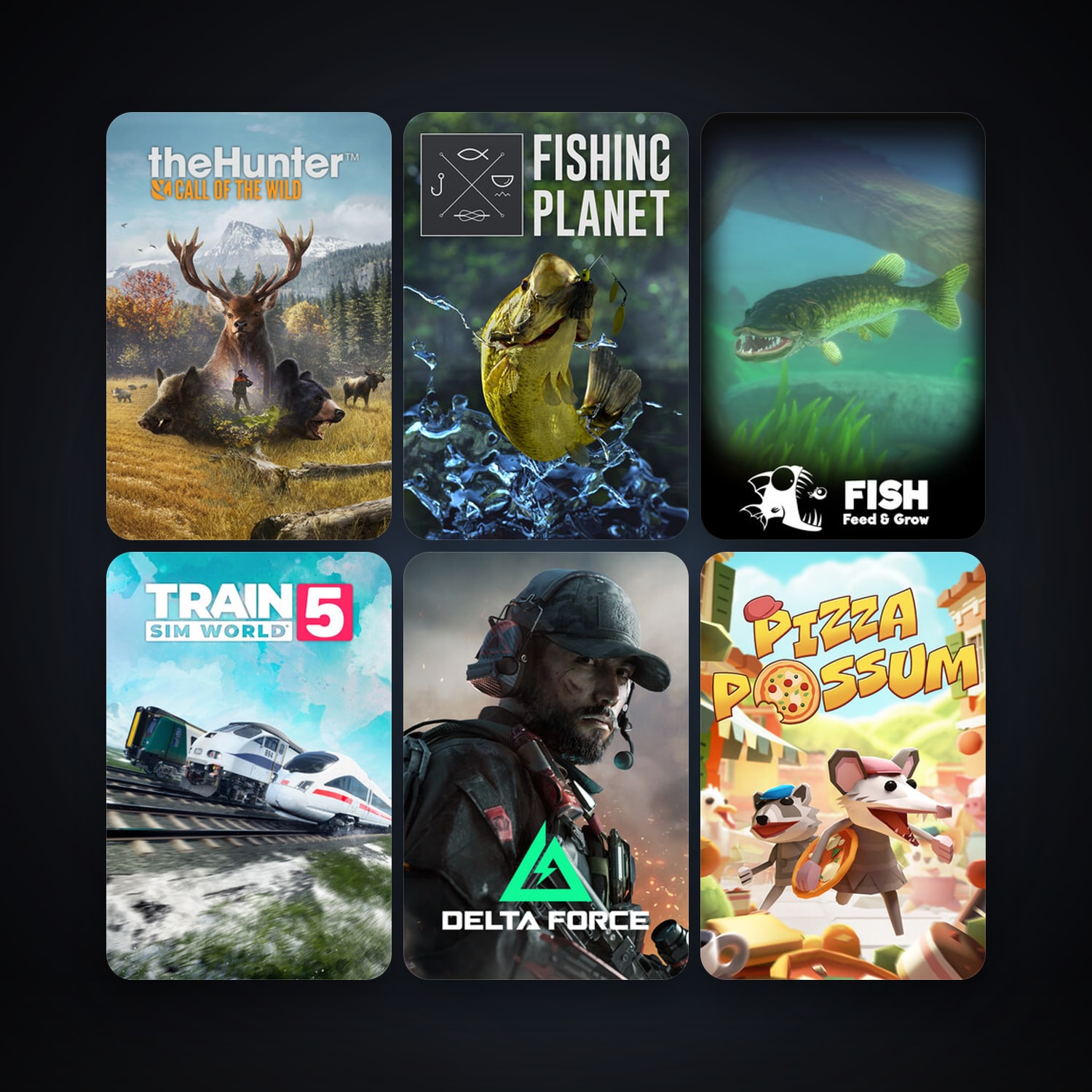 Fishing Planet + Feed and Grow: Fish, 15 games, clean — HabibiAccounts
