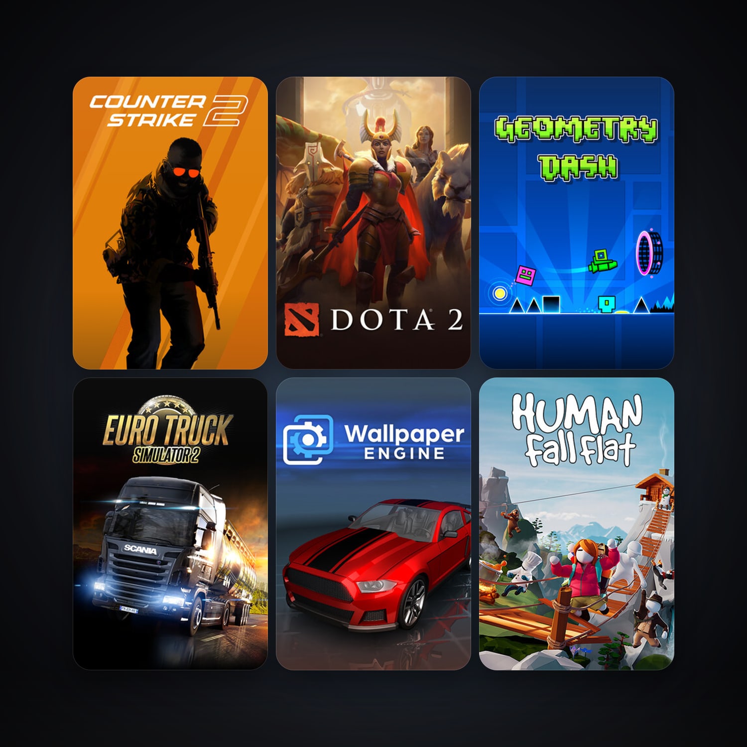 Dota 2 + CS2 Prime, 16 games, Steam 22, clean — HabibiAccounts