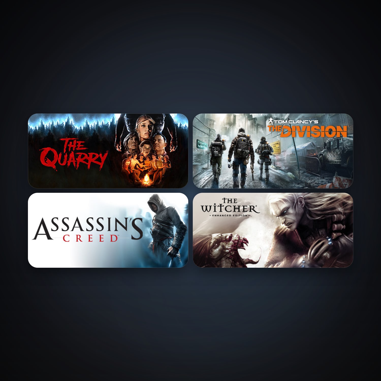 Assassin's Creed: Director's Cut Edition + The Witcher: Enhanced Edition Director's Cut, 6 games, clean — HabibiAccounts