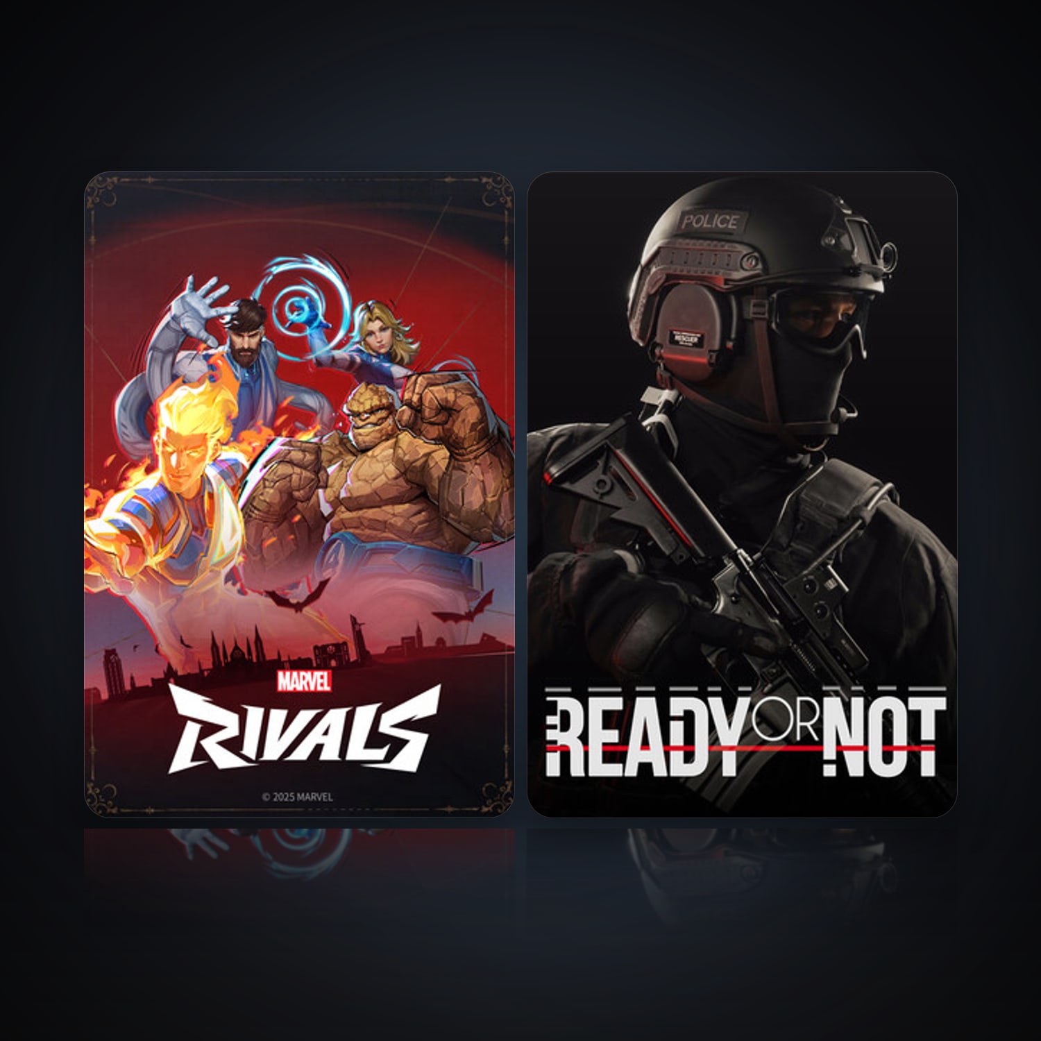 Marvel Rivals & Ready or Not — HabibiAccounts