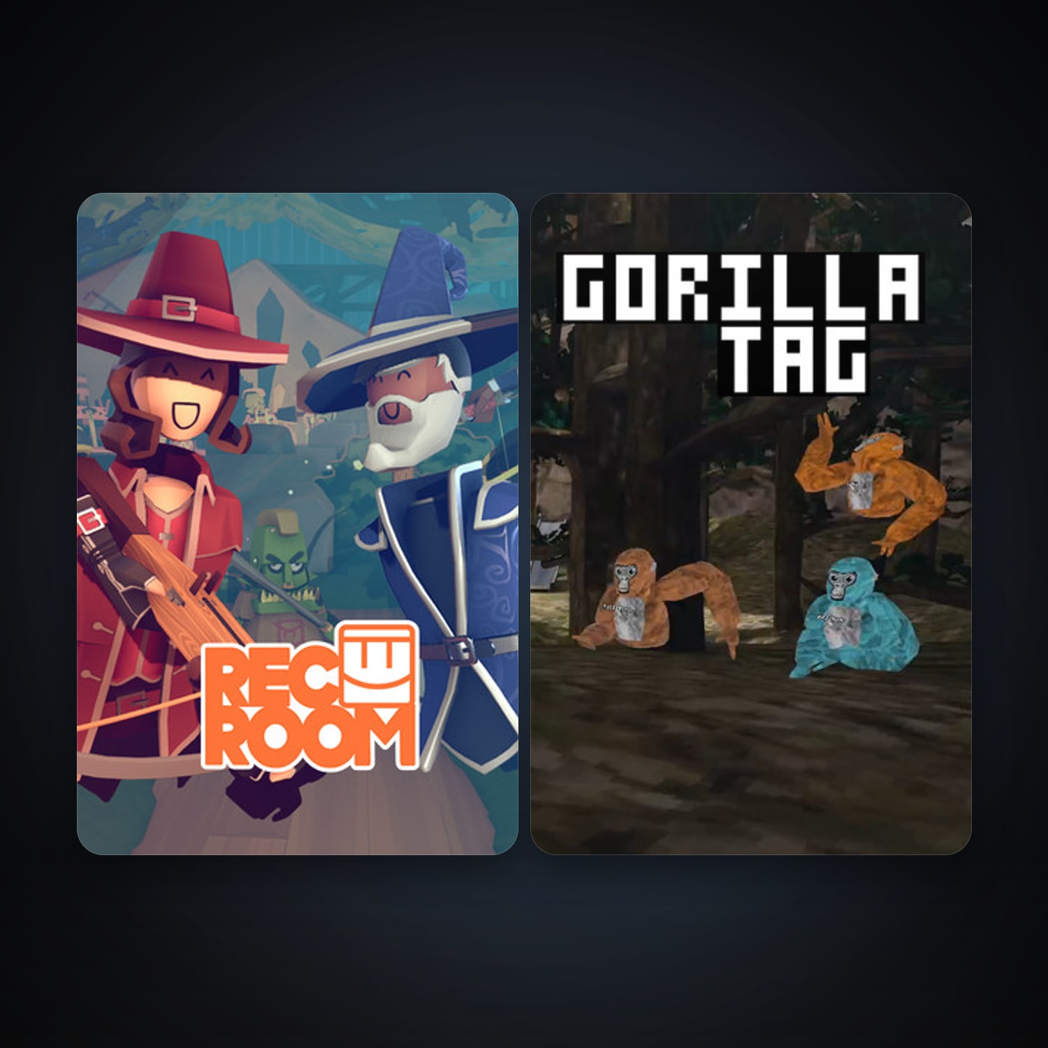 Rec Room + Gorilla Tag, 6 games, clean — HabibiAccounts