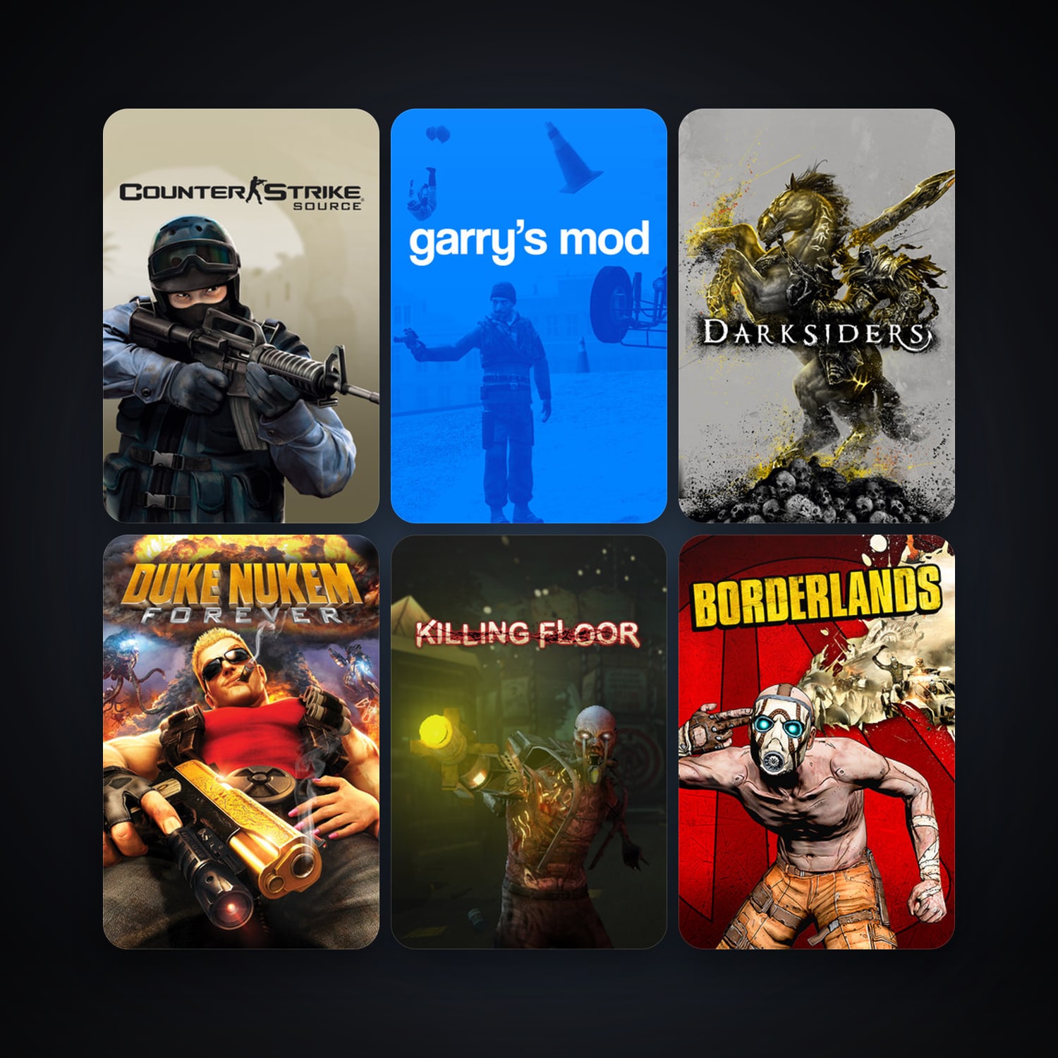 Counter-Strike: Source + Killing Floor, 15 games, clean — HabibiAccounts